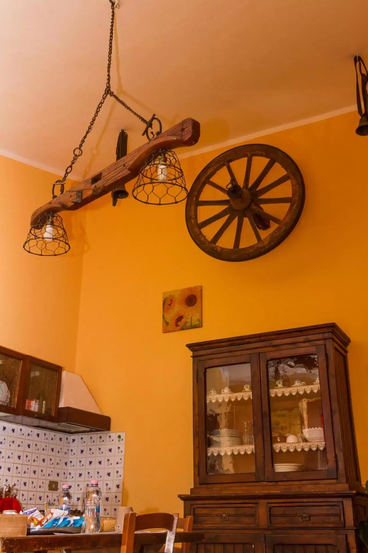 Dining area in Montanari Agrivillage