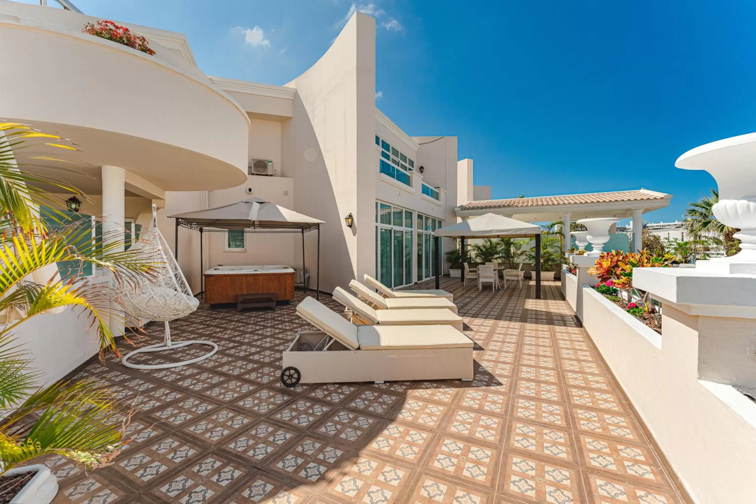 Balcony/Terrace in Flamingo Suites Boutique Hotel