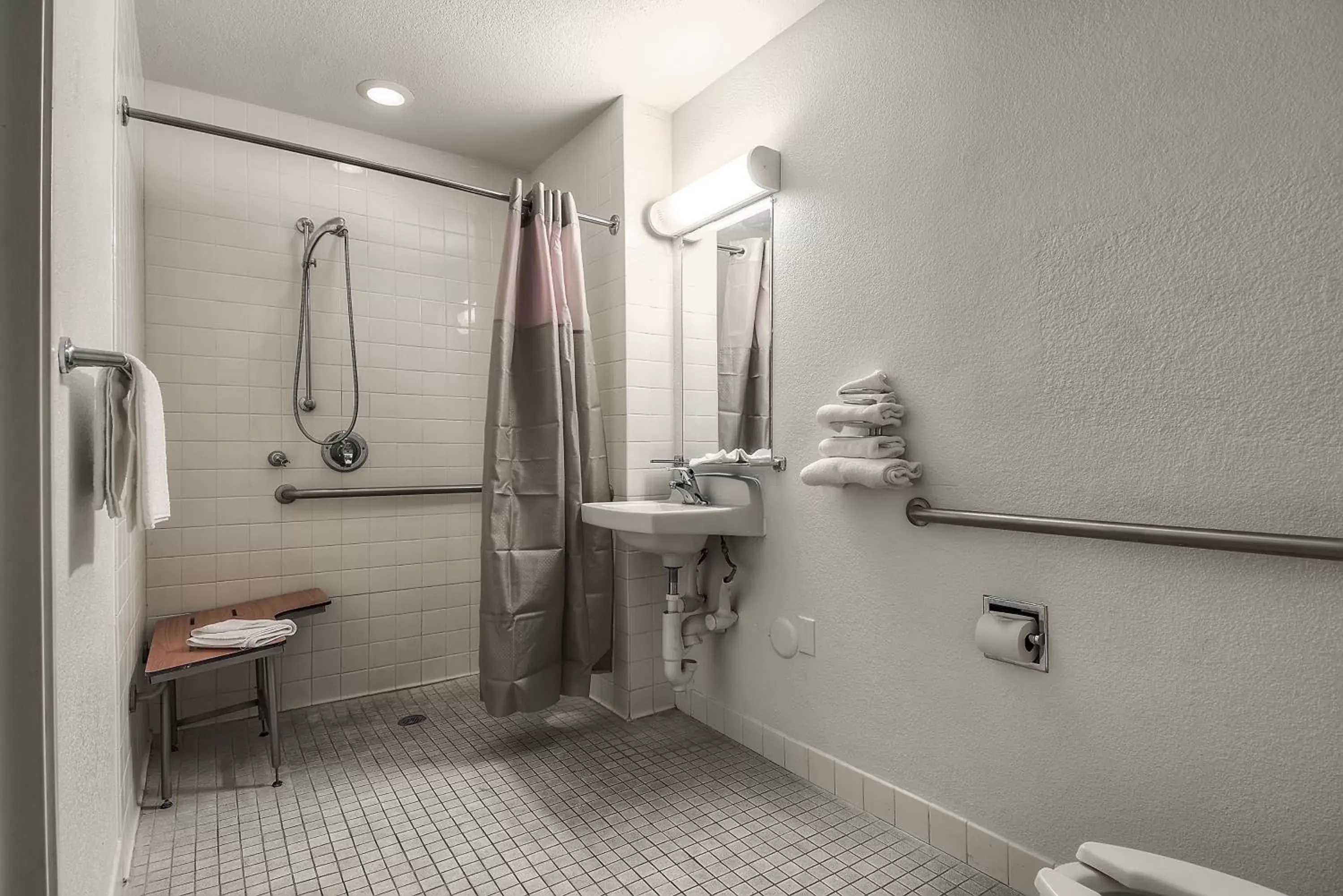 Bathroom in Motel 6-Fontana, CA