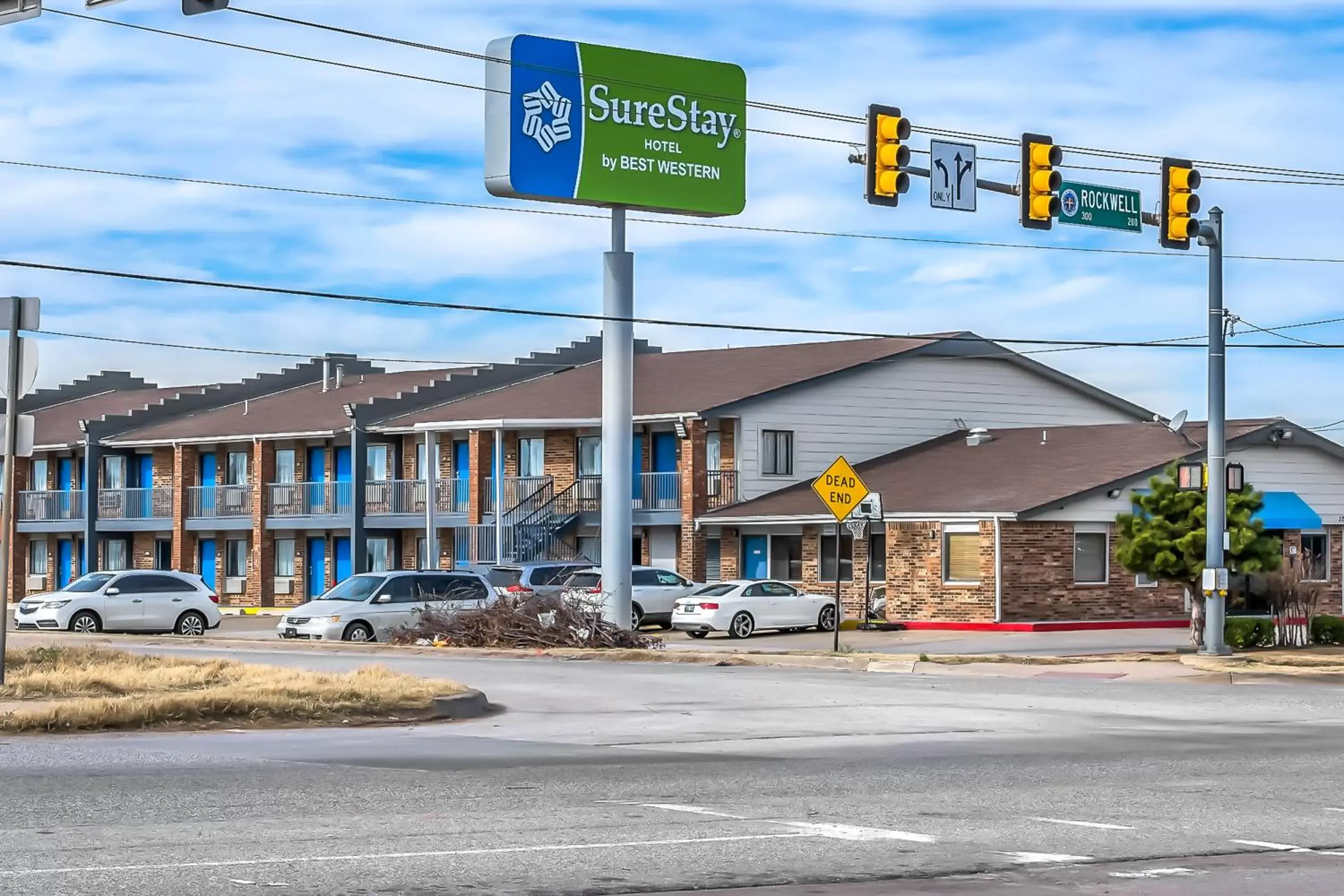 Property building in SureStay Hotel by Best Western Oklahoma City West