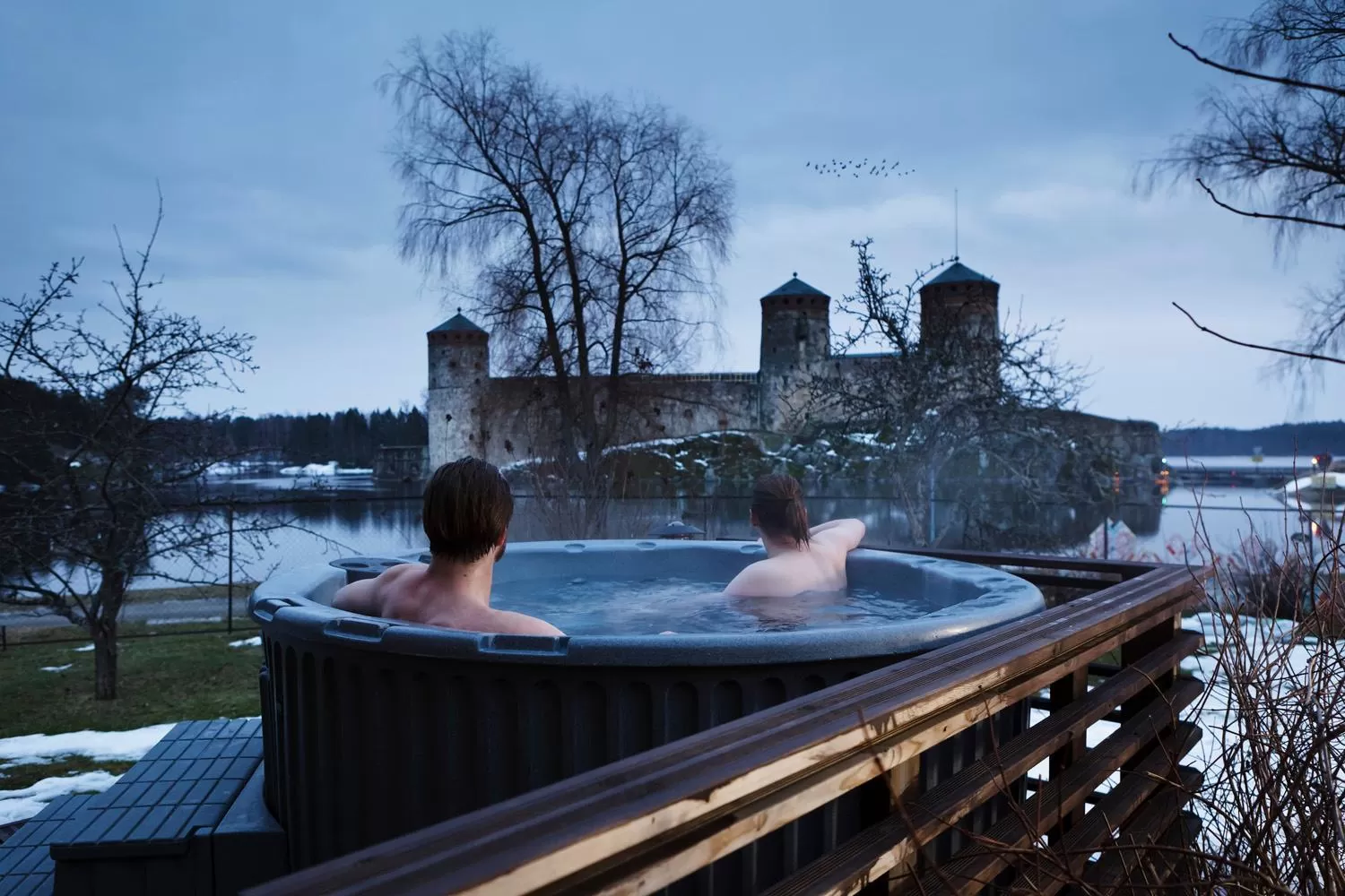 Winter in Lossiranta Lodge