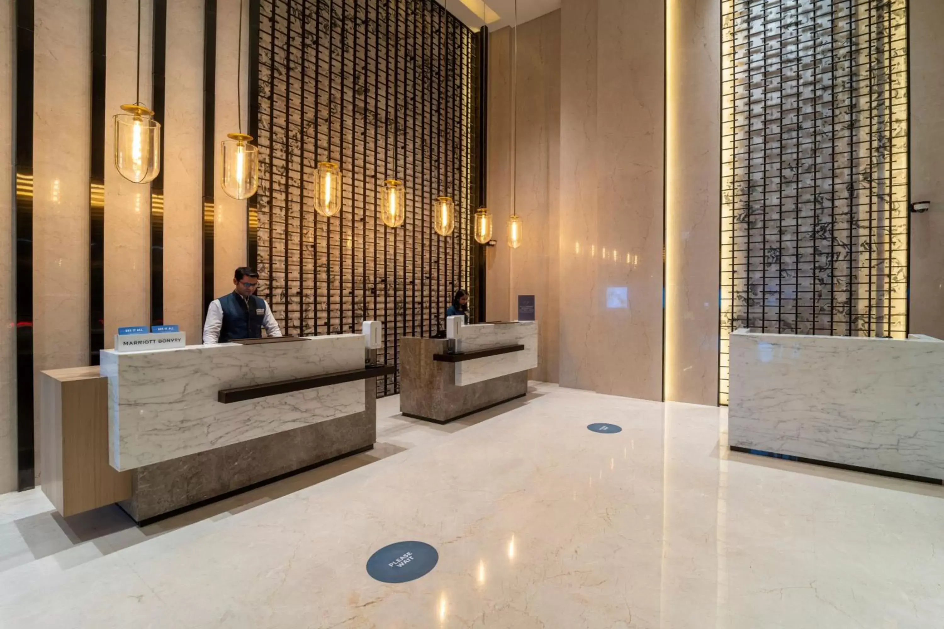 Lobby or reception, Lobby/Reception in Courtyard by Marriott Vadodara