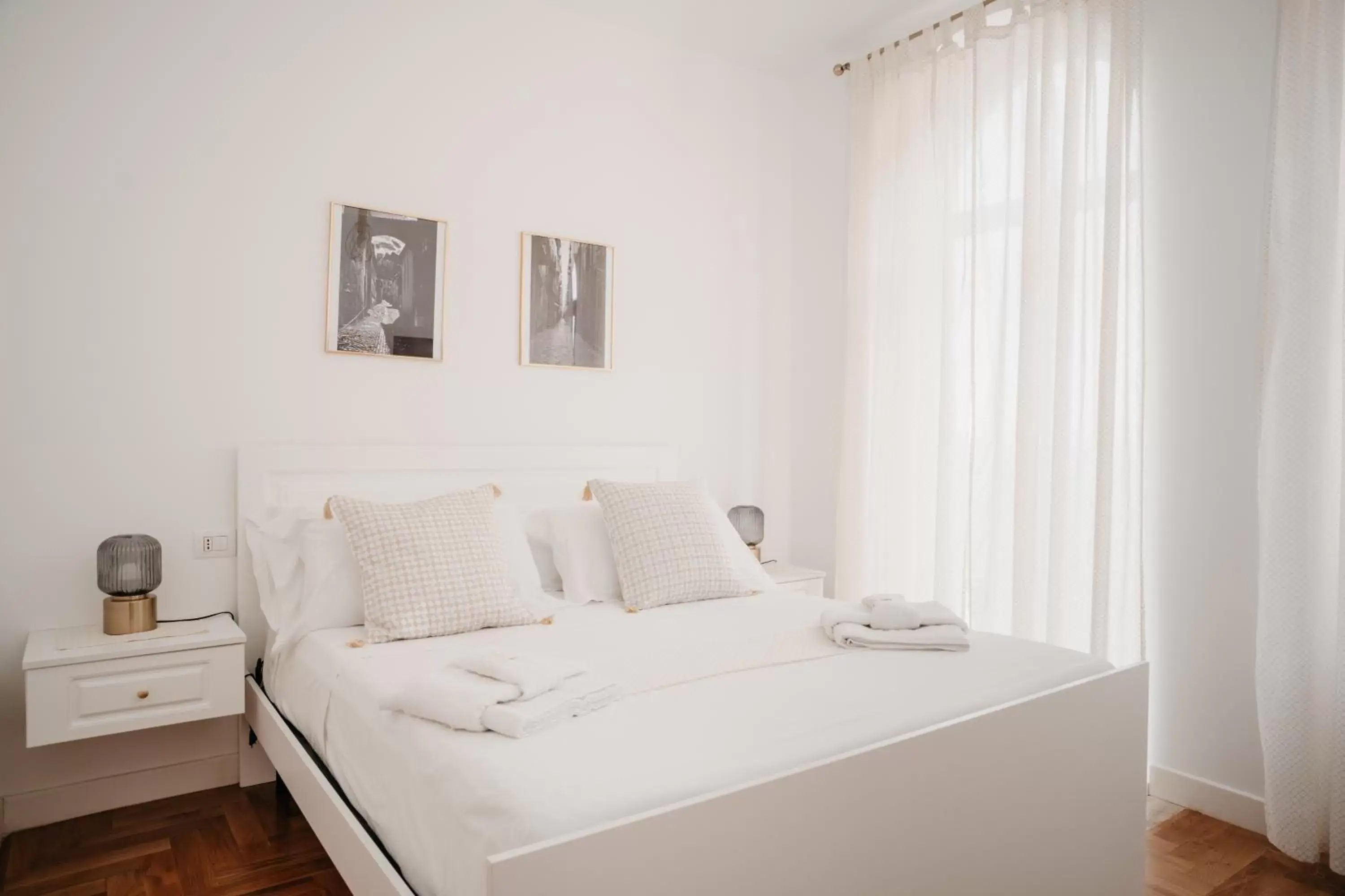 Bed in Vista Napoli Residence by Casa Napoletana