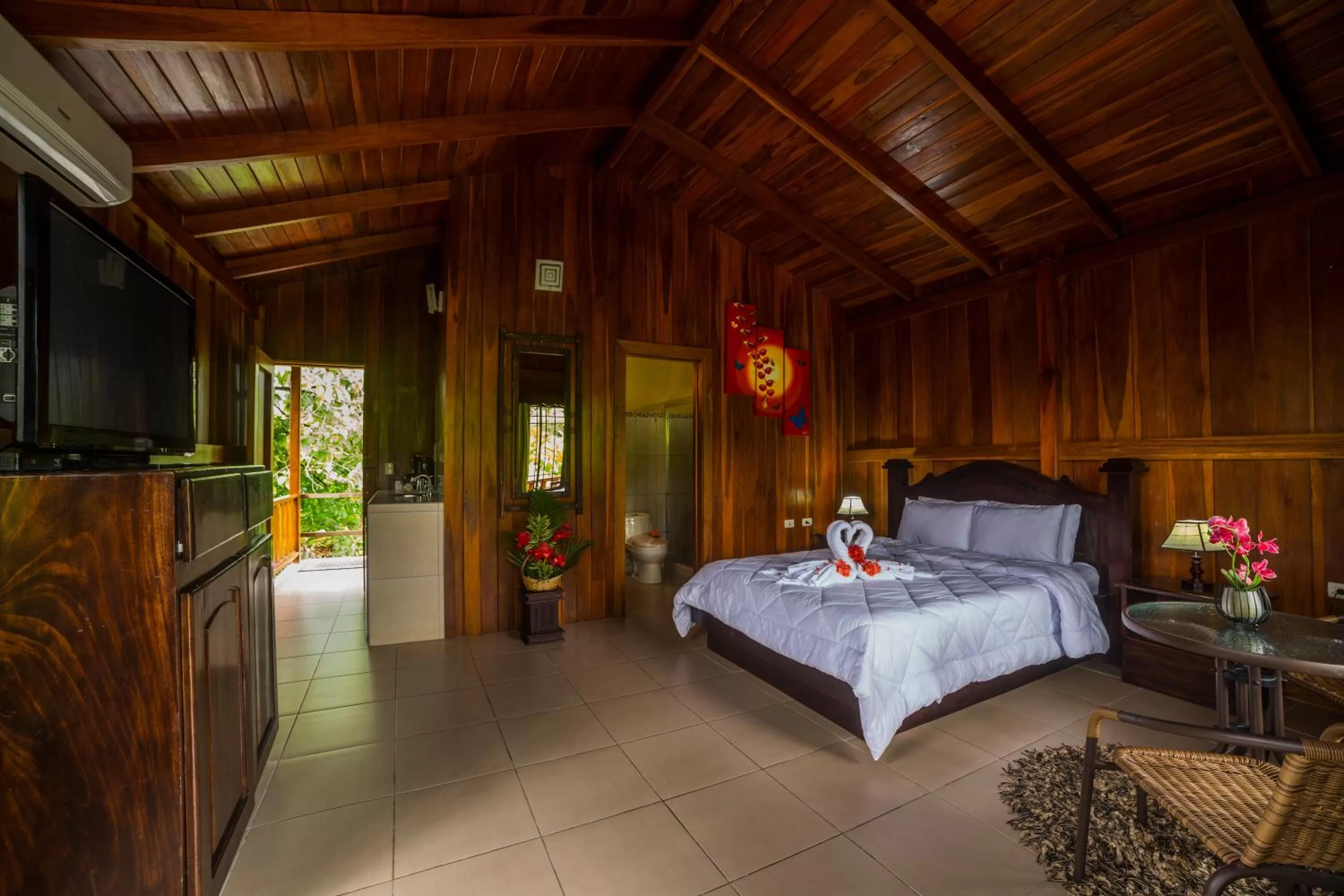 Bedroom, Bed in Hotel Rancho Cerro Azul