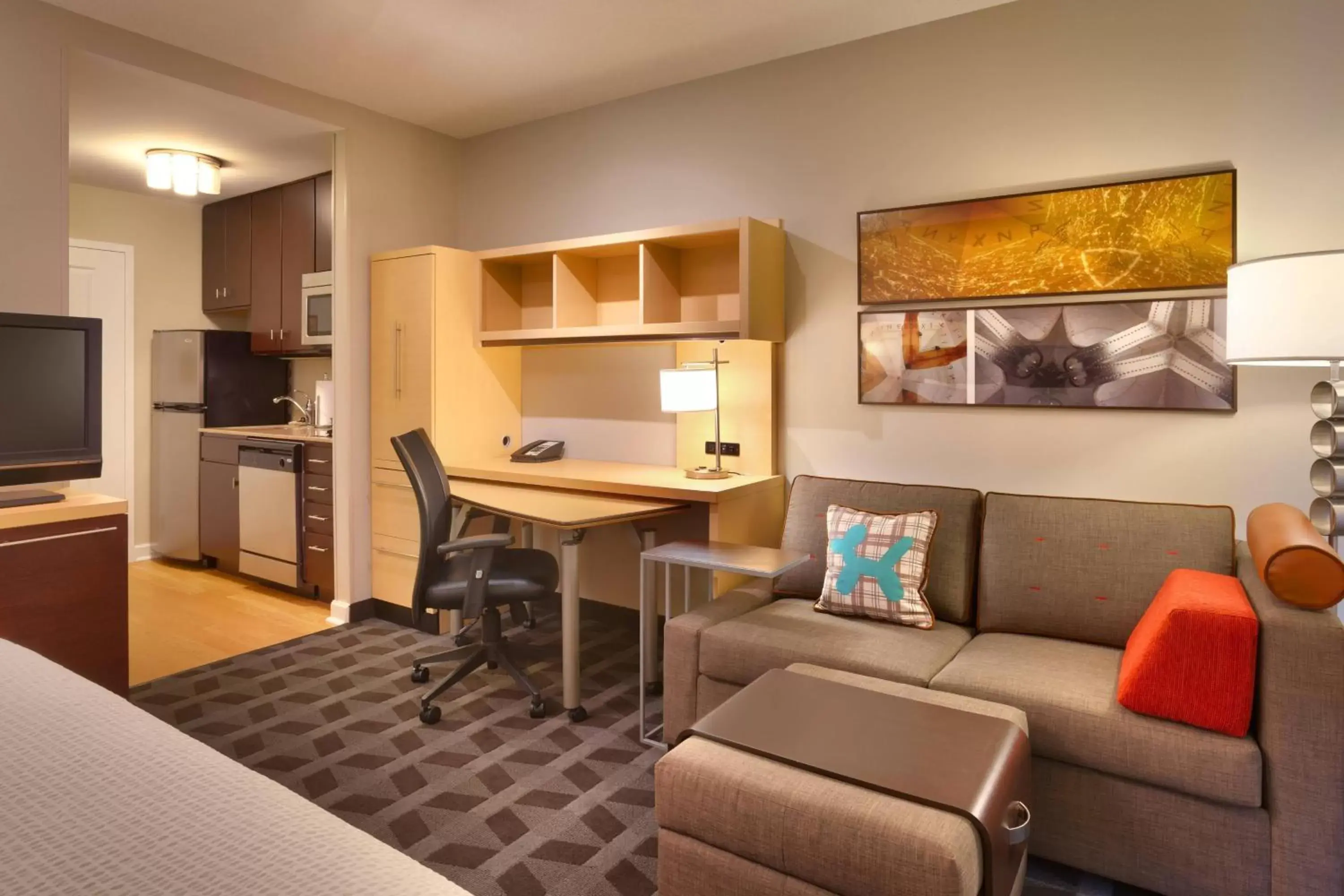 Living room, Seating Area in TownePlace Suites Omaha West