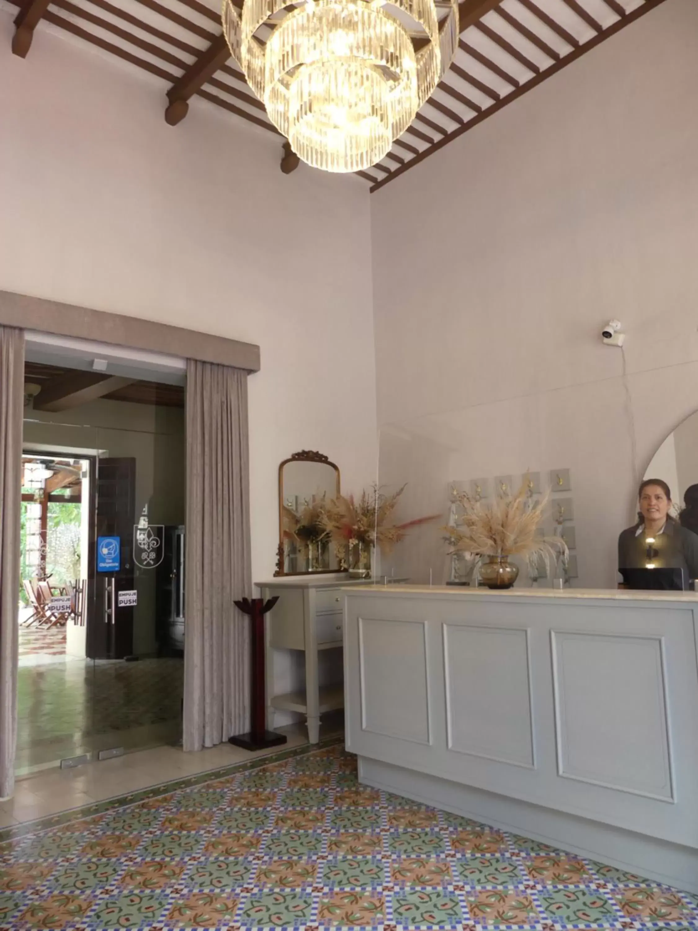 Lobby or reception in Casa Valladolid Boutique Hotel