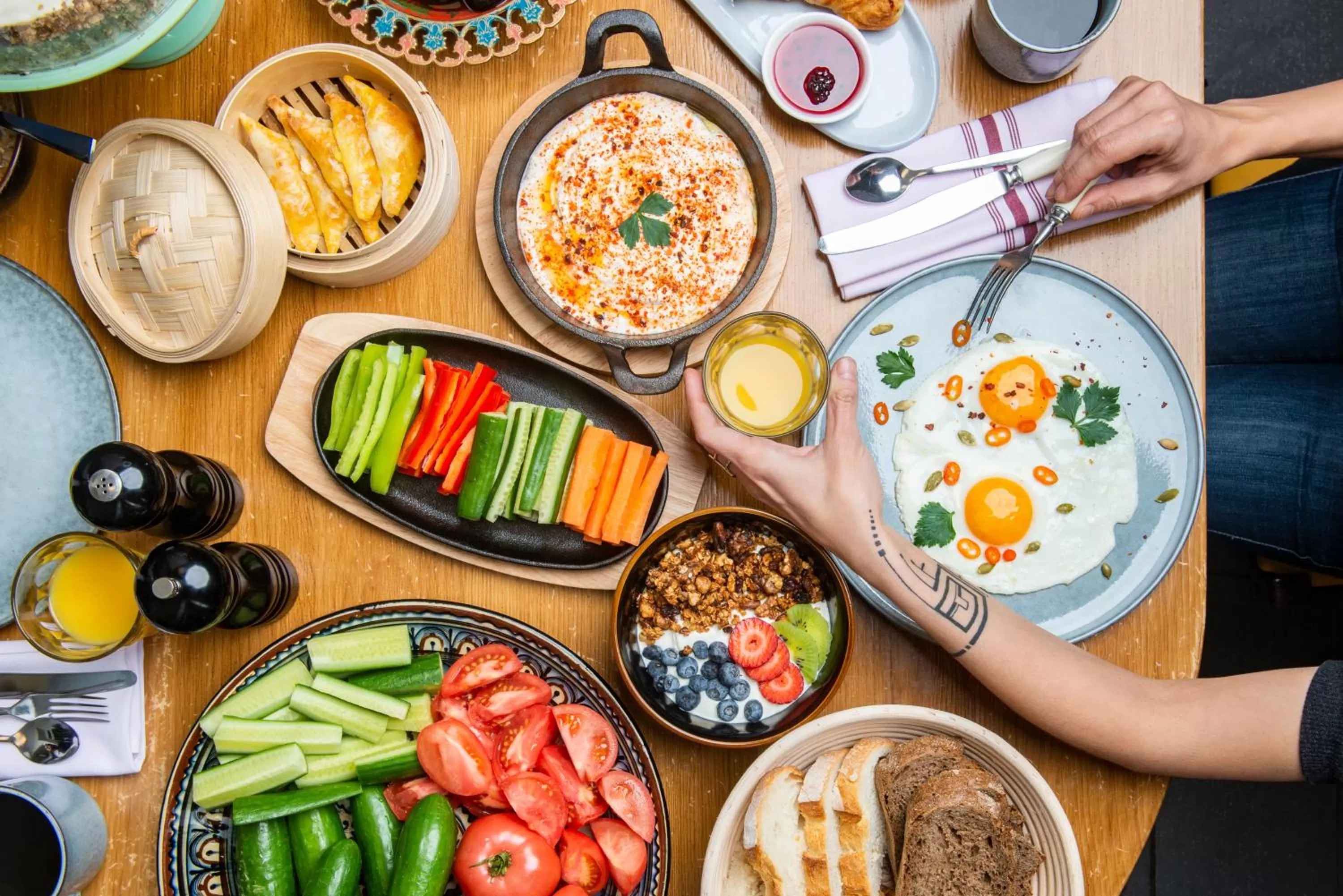 Breakfast in Communal Hotel Sololaki