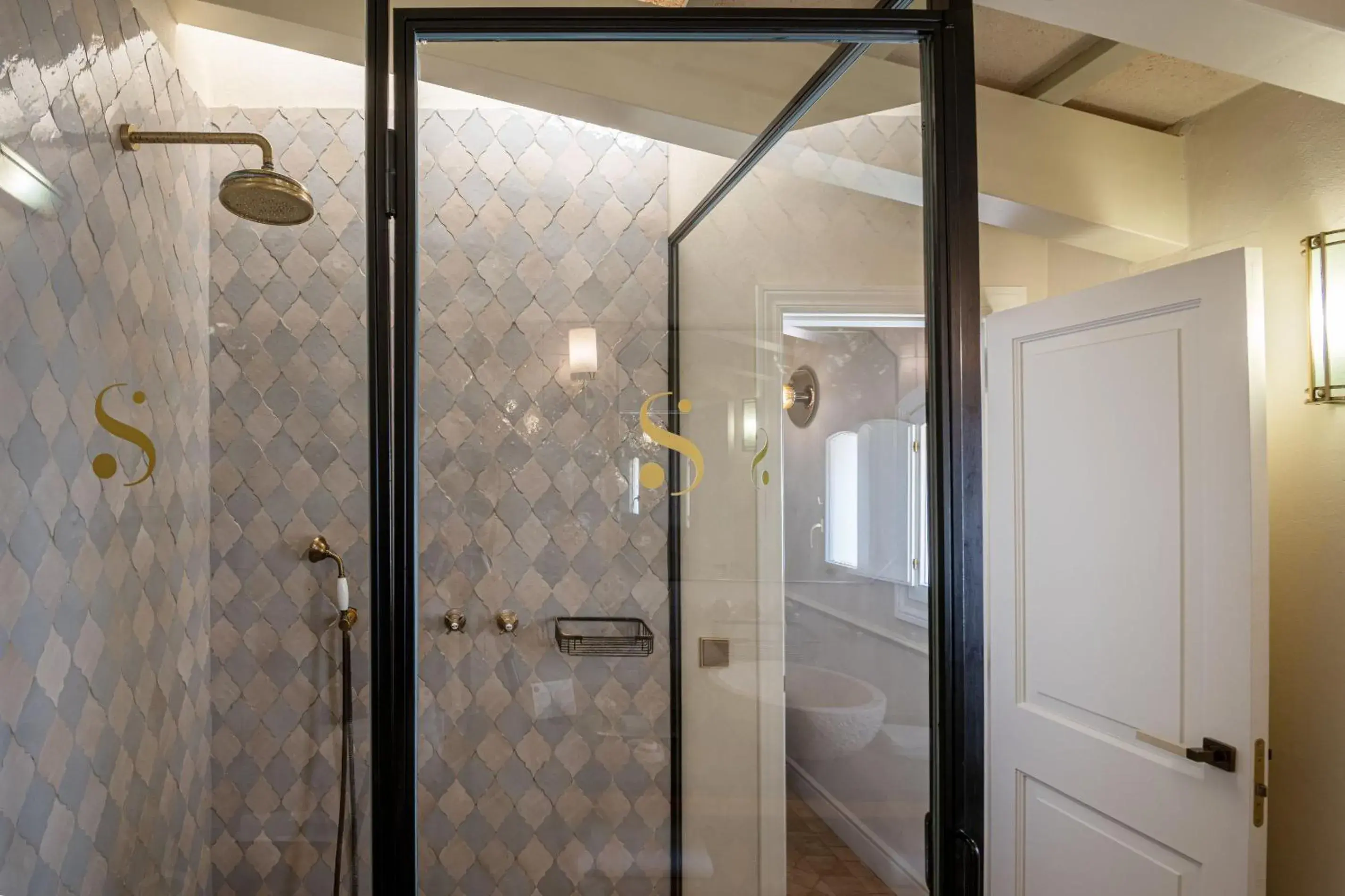 Shower, Bathroom in Hotel Boutique Can Sastre