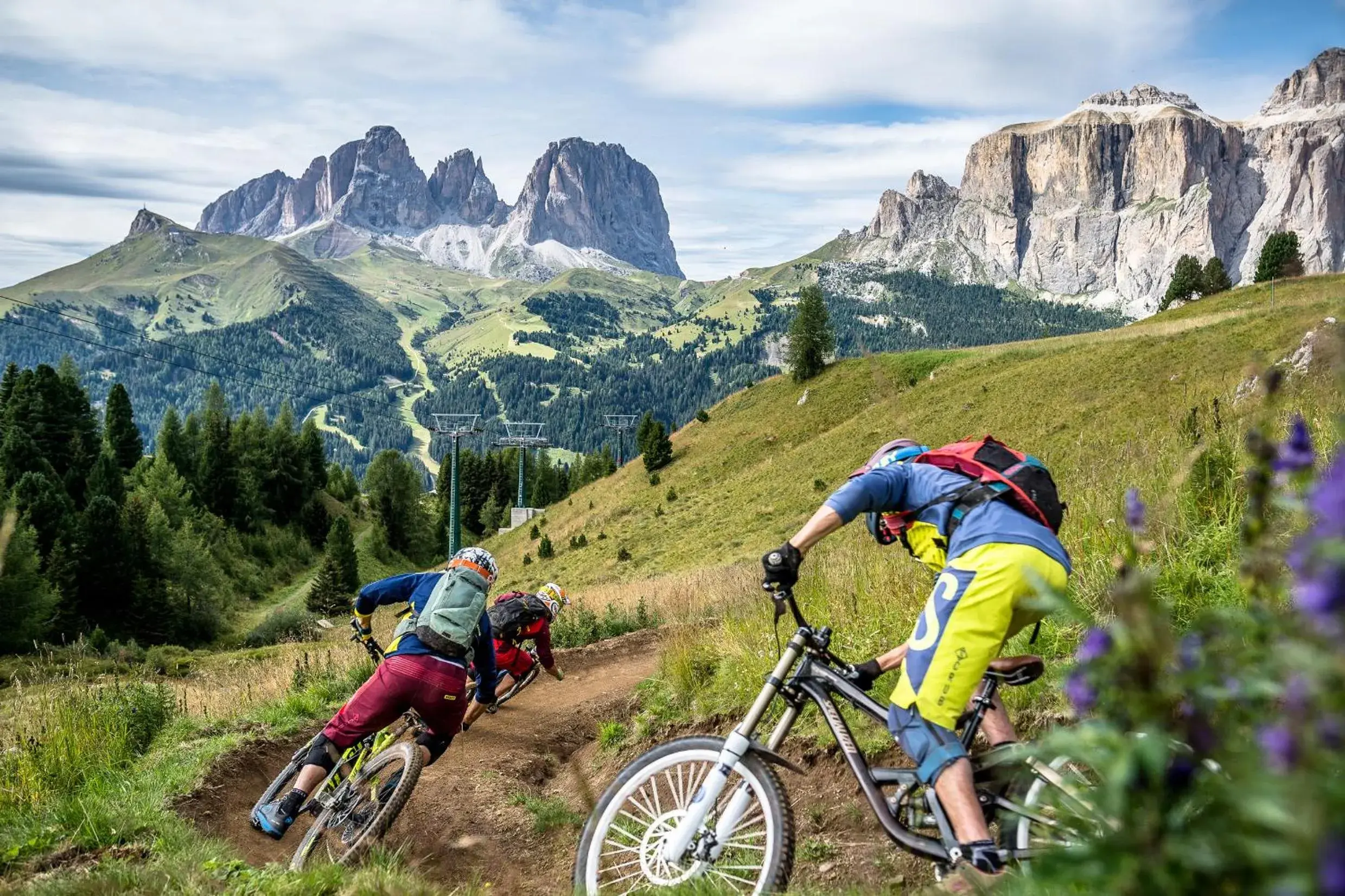 Natural landscape, Biking in Ciampedie Luxury Alpine Spa Hotel