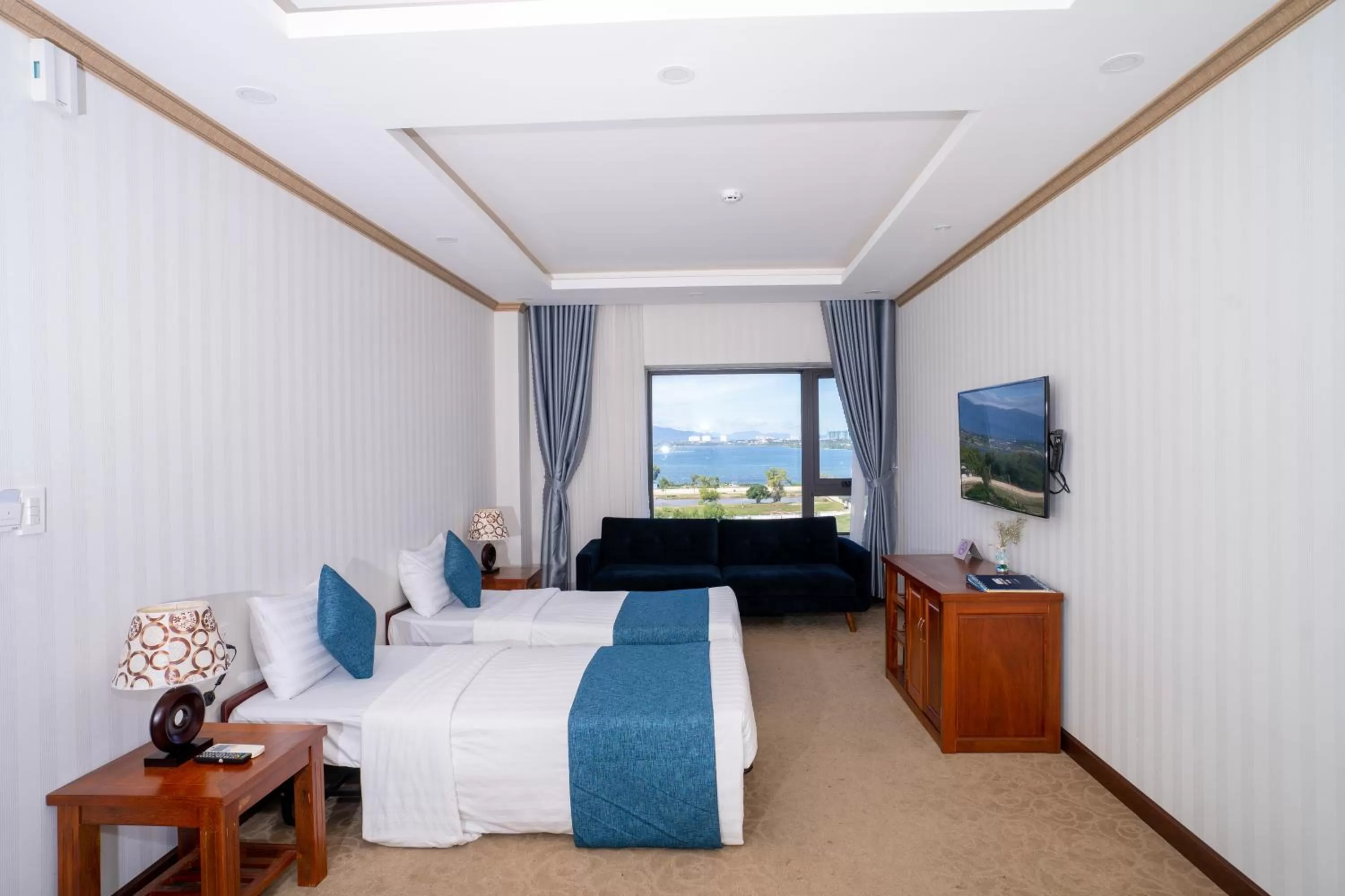 Bed in Navy Hotel Cam Ranh