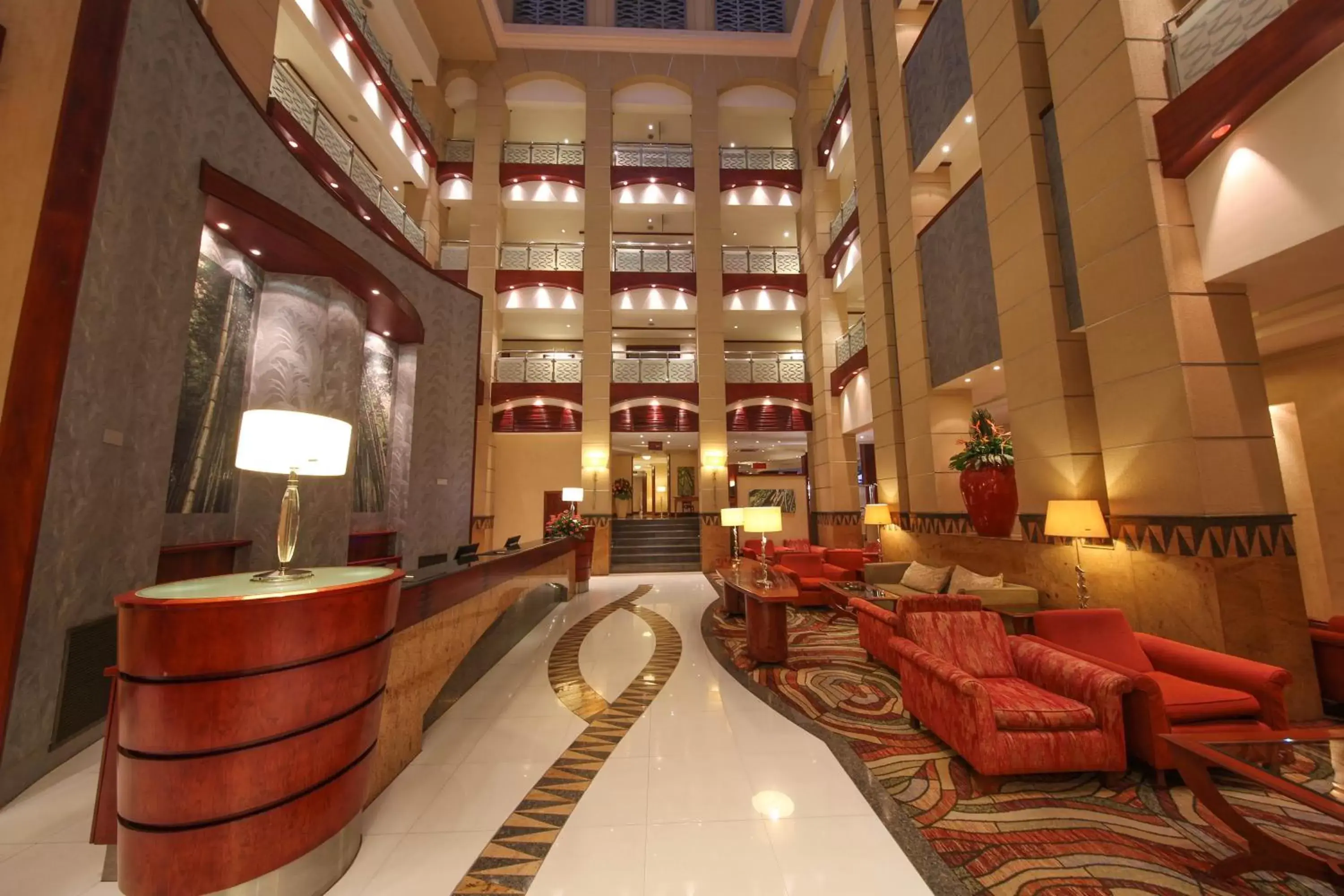 Lobby or reception, Lobby/Reception in Kigali Serena Hotel