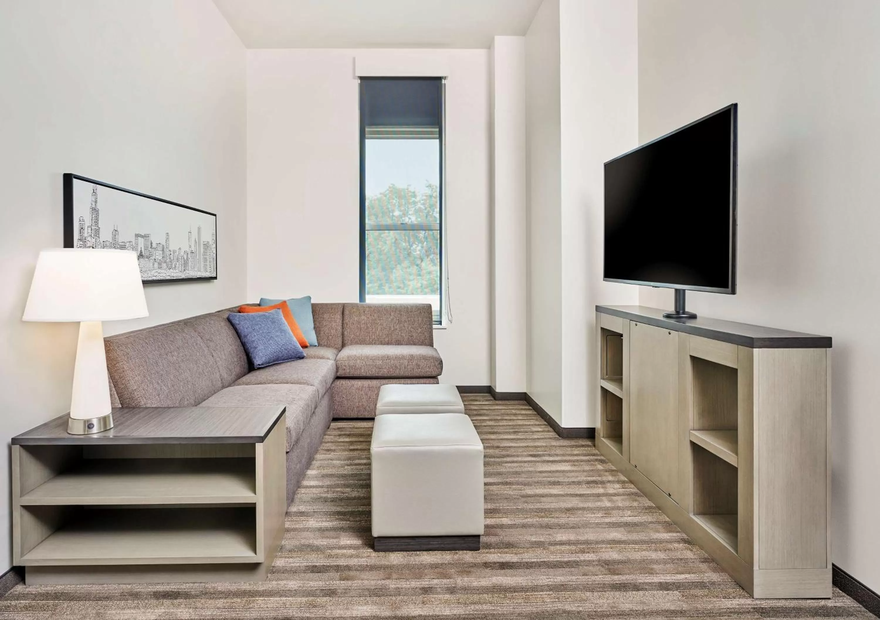 One-Bedroom Suite with Two Queen Beds and Sofa Bed in Hyatt House Chicago Medical/University District