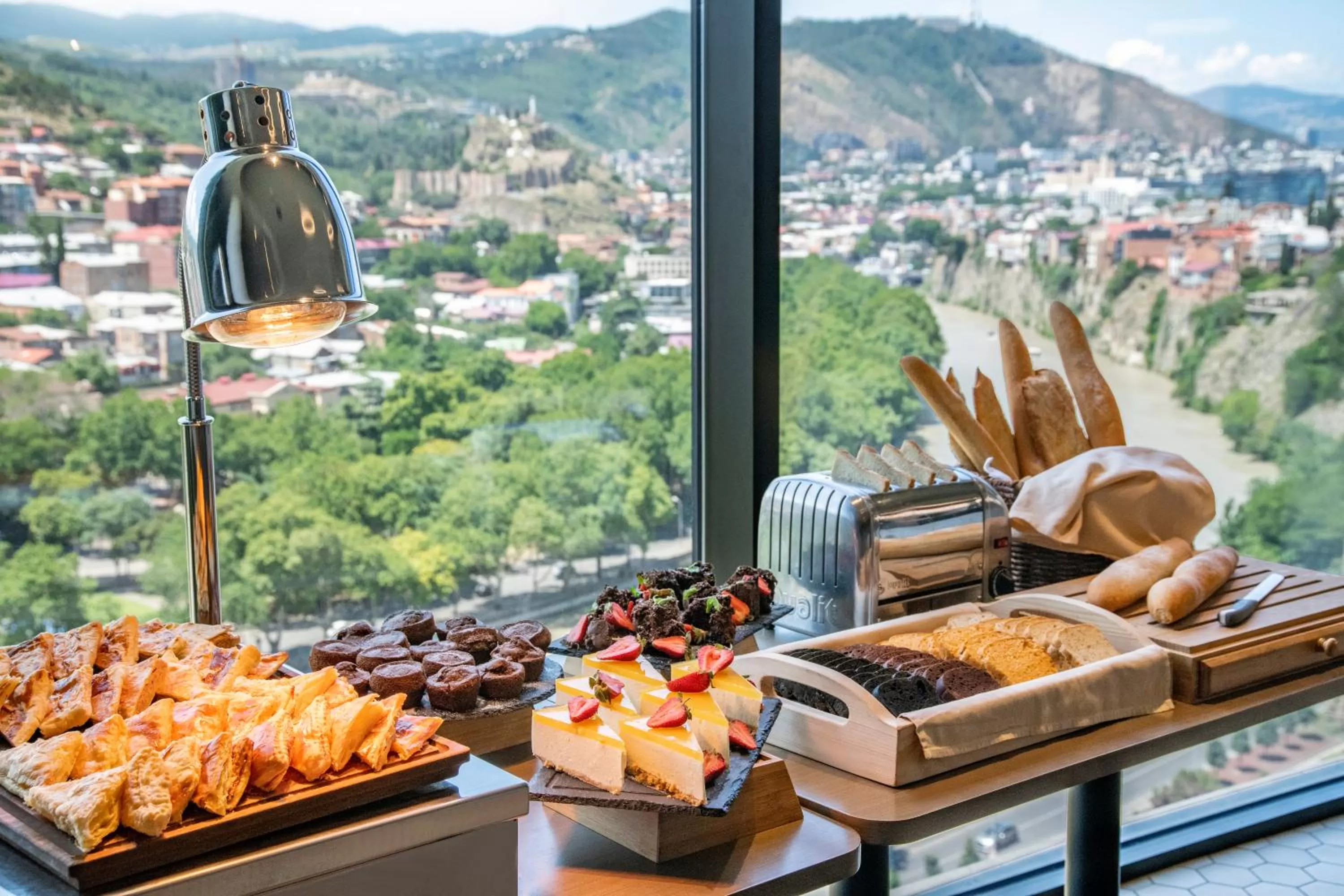 Breakfast in Golden Tulip Design Tbilisi