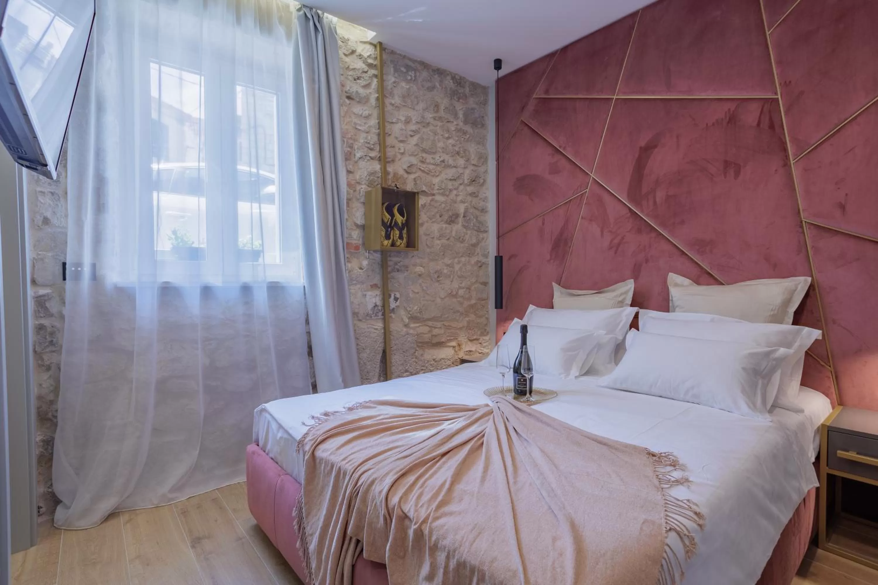 Bedroom, Bed in Heritage Rooms Split Olympic Dream