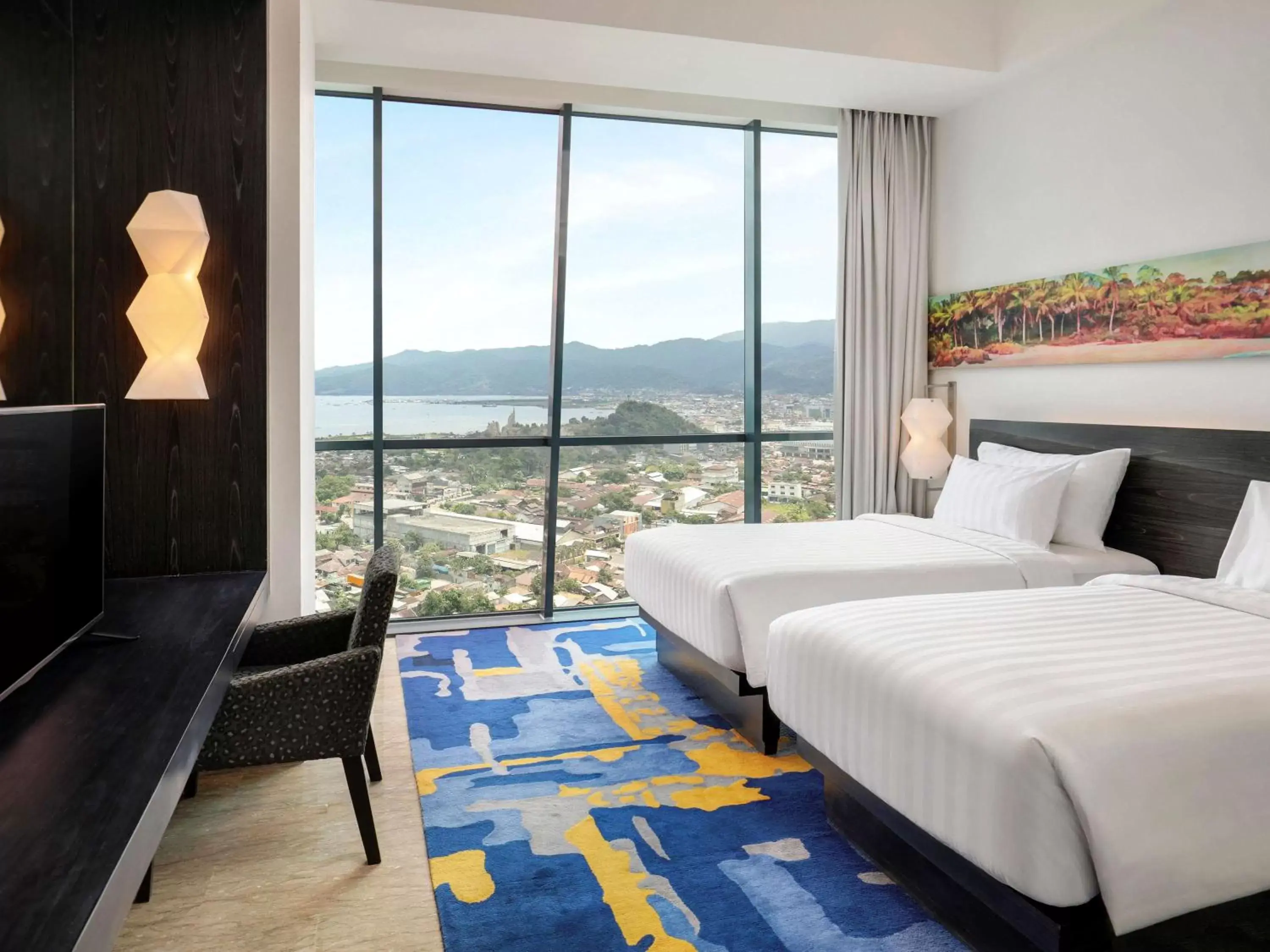 Bedroom, Mountain View in Novotel Lampung