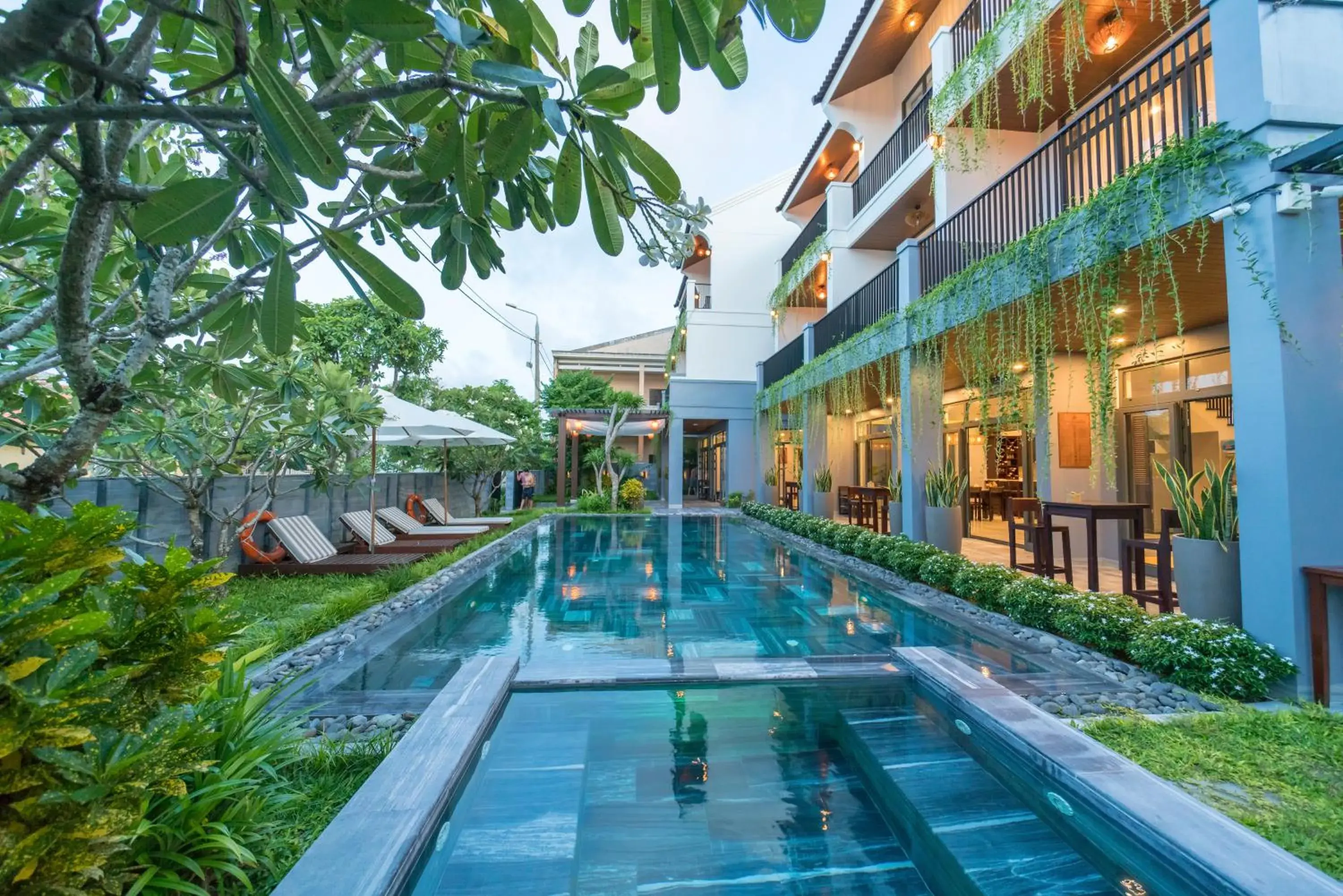 Patio, Swimming Pool in Dai An Phu Villa