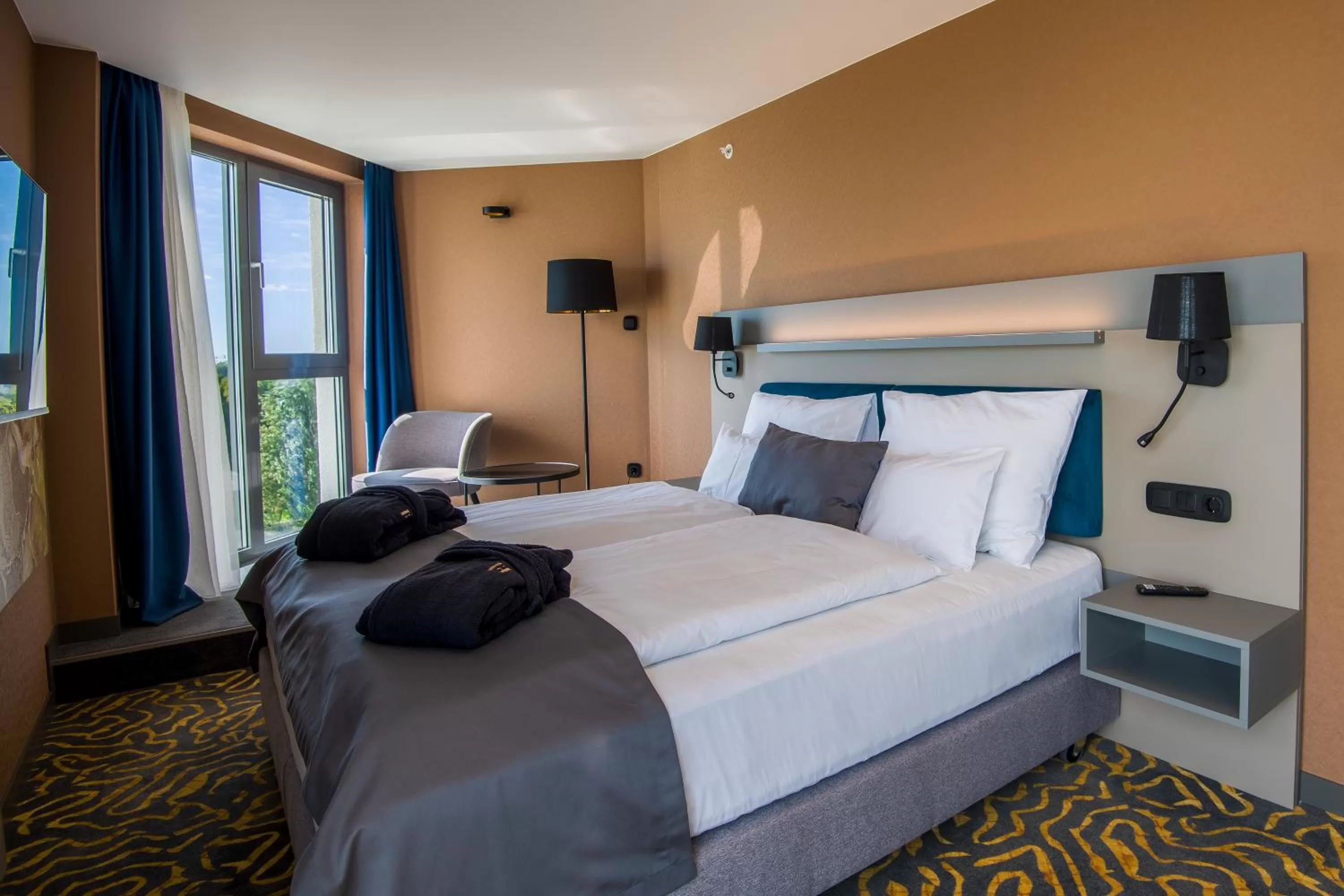 Bed in Hotel Helikon, Keszthely