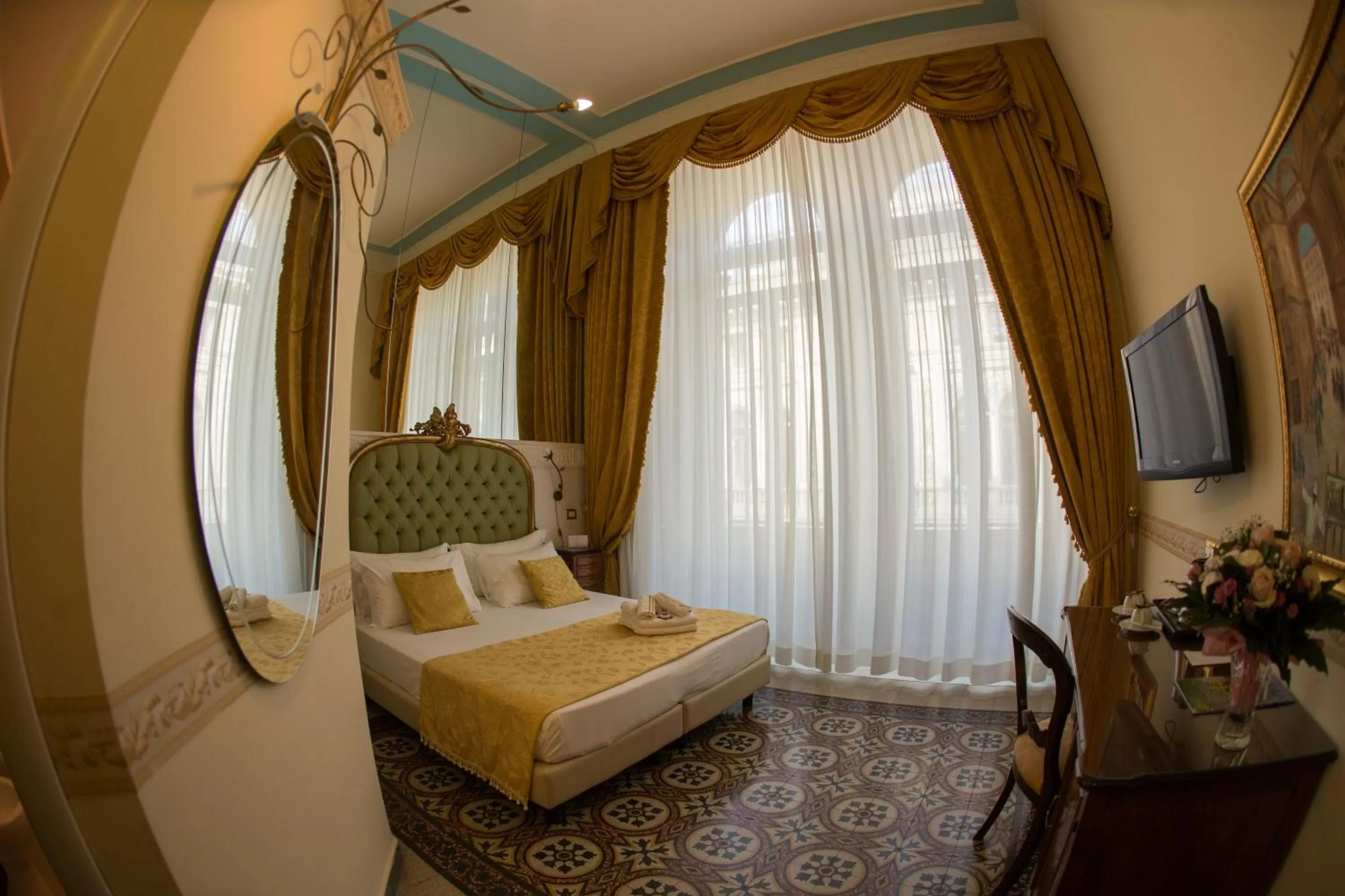 Bed in B&B Art Suite Santa Brigida