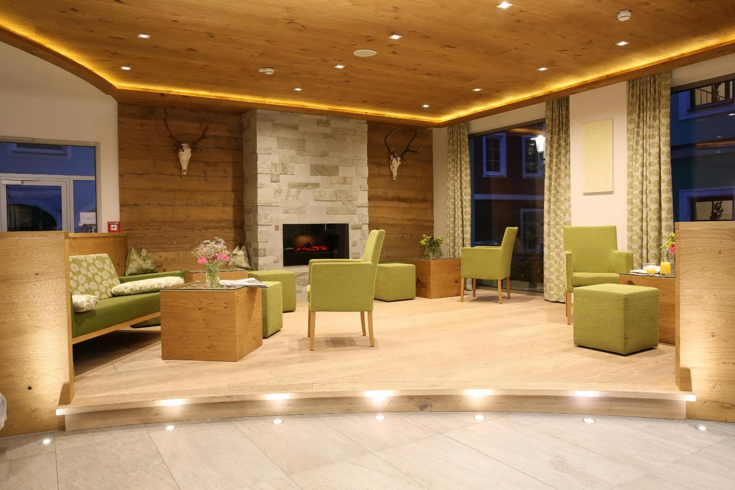 Lobby or reception in Hotel Grüner Baum