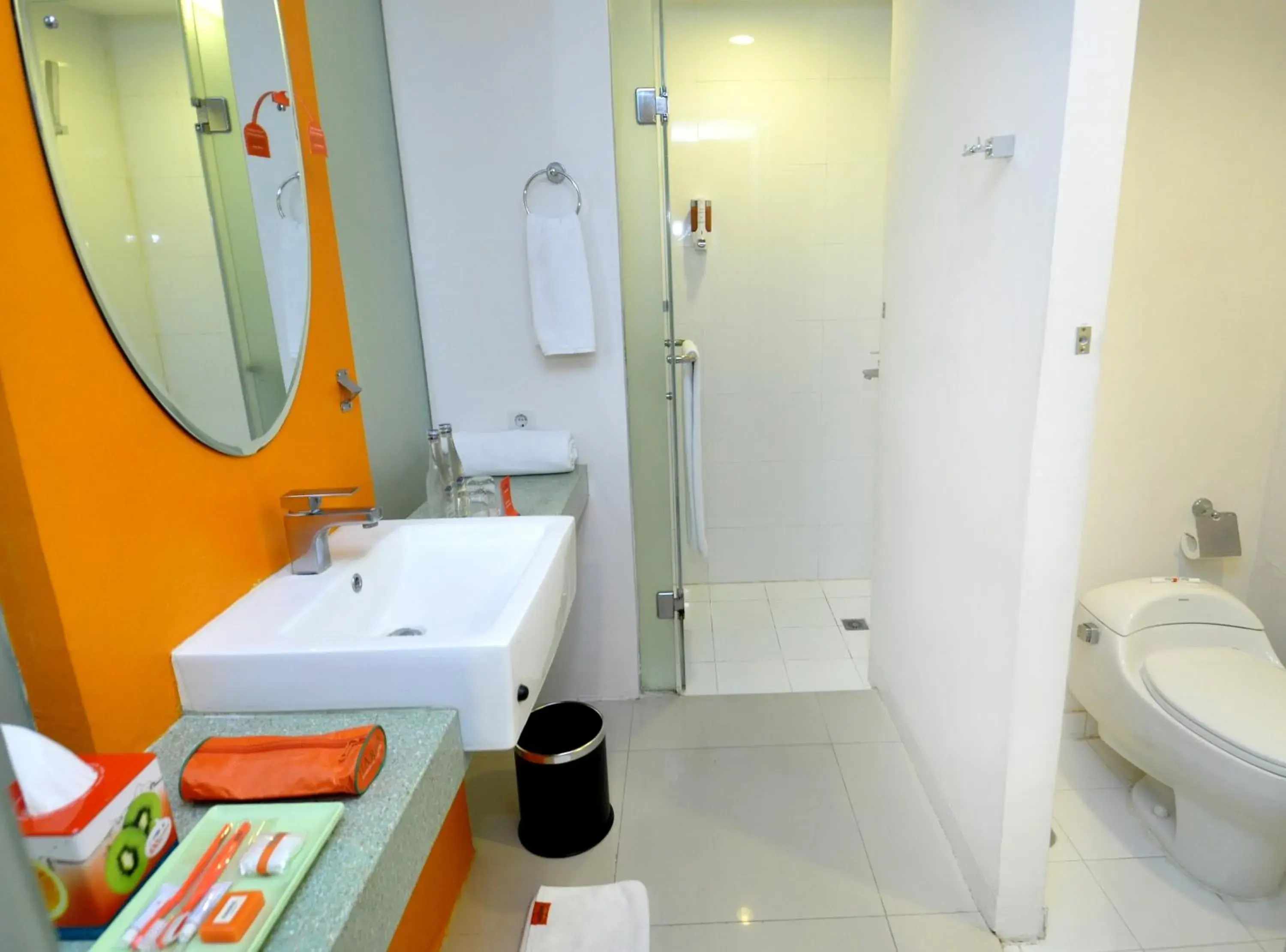 Shower, Bathroom in HOTEL and RESIDENCES Riverview Kuta - Bali (Associated HARRIS)