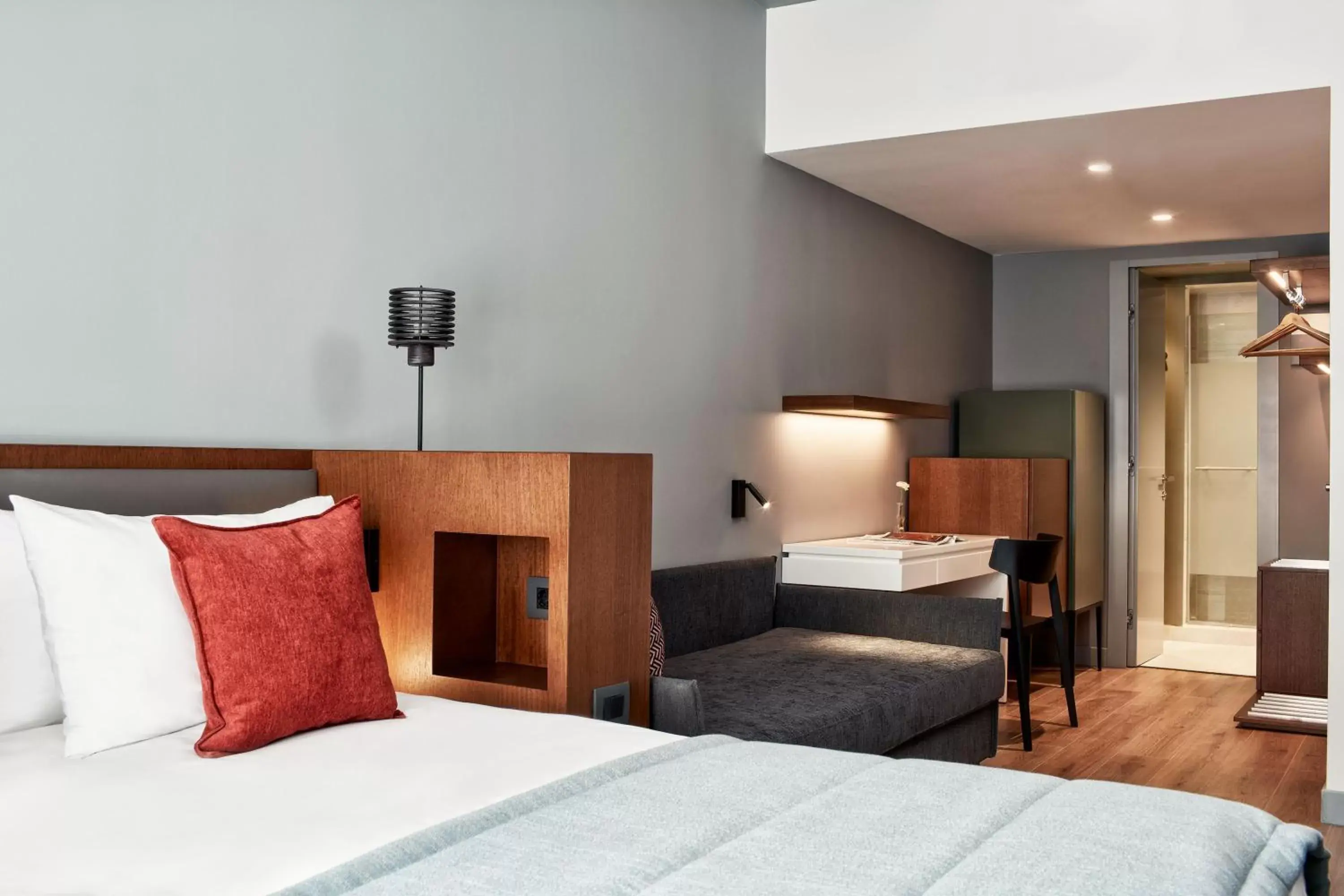 Bedroom, Bed in Hotel Achilleas