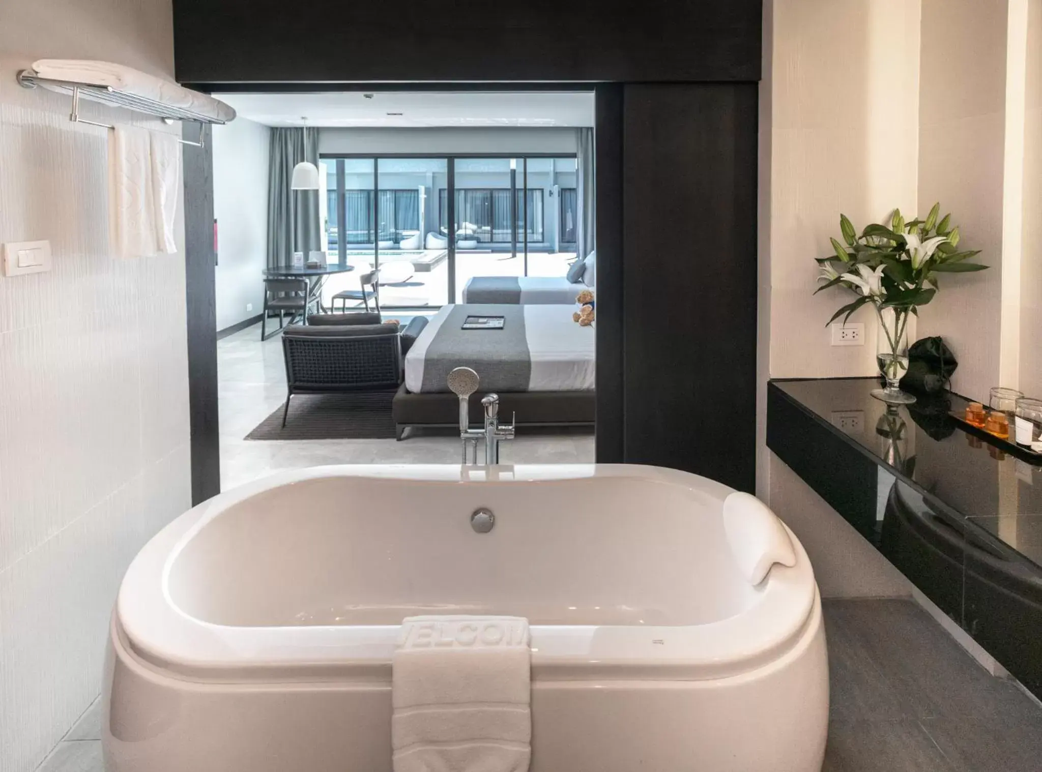 Bathroom in S Ratchada Leisure Hotel - SHA PLUS Bathroom in S Ratchada Leisure Hotel - SHA PLUS