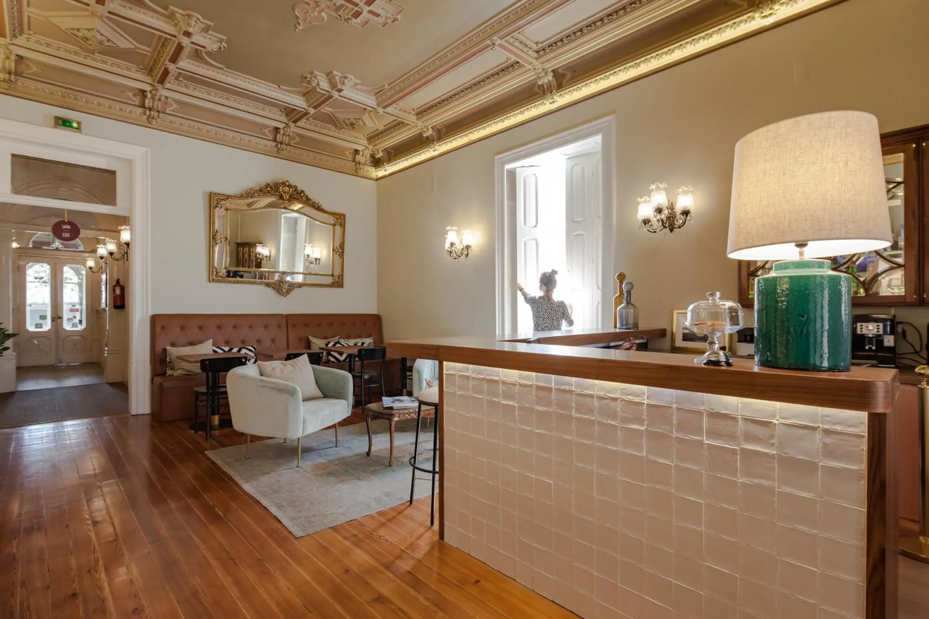 Lobby or reception in The Rex Hotel Porto Lobby or reception in The Rex Hotel Porto