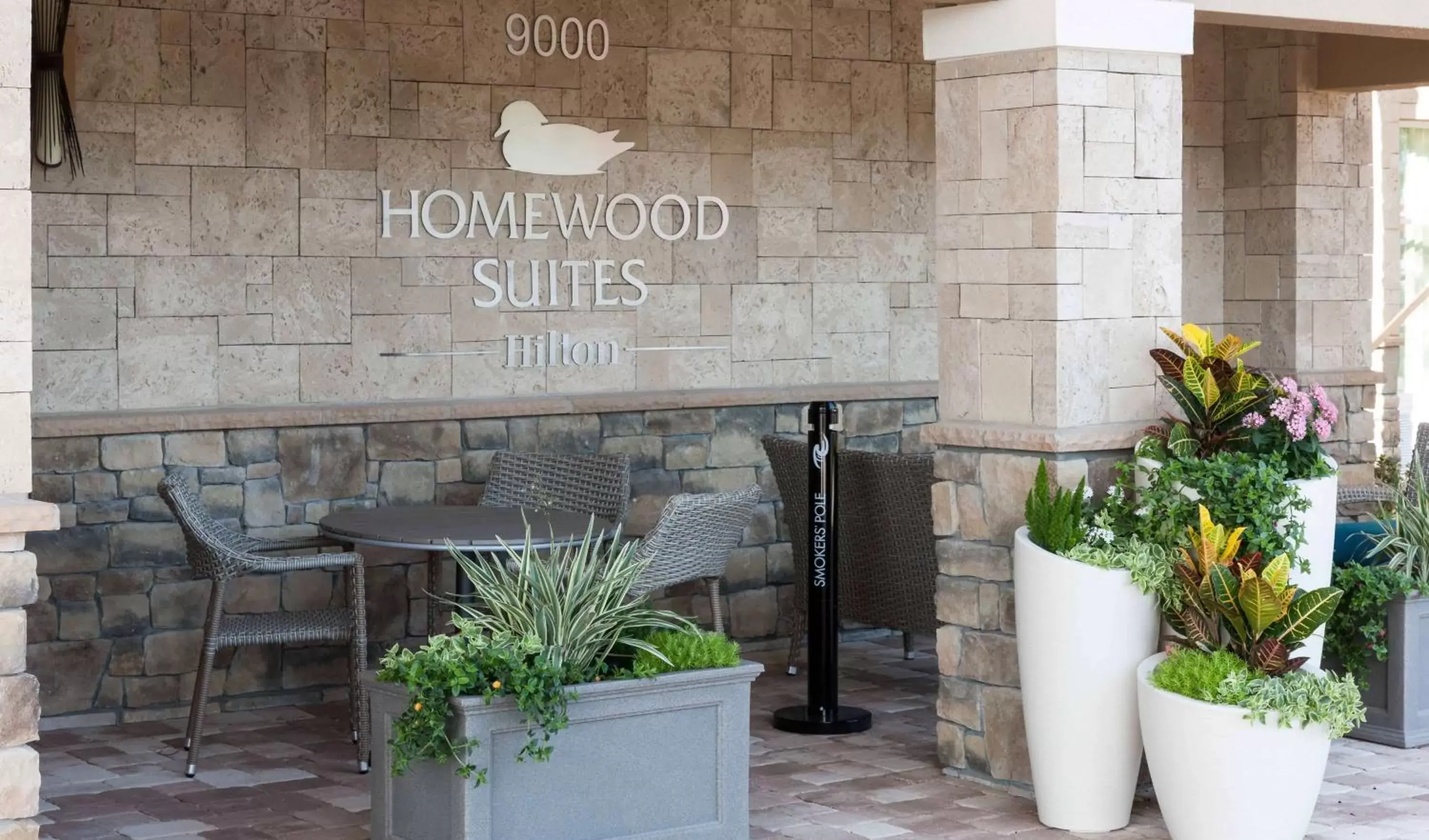 Patio in Homewood Suites by Hilton Cape Canaveral-Cocoa Beach