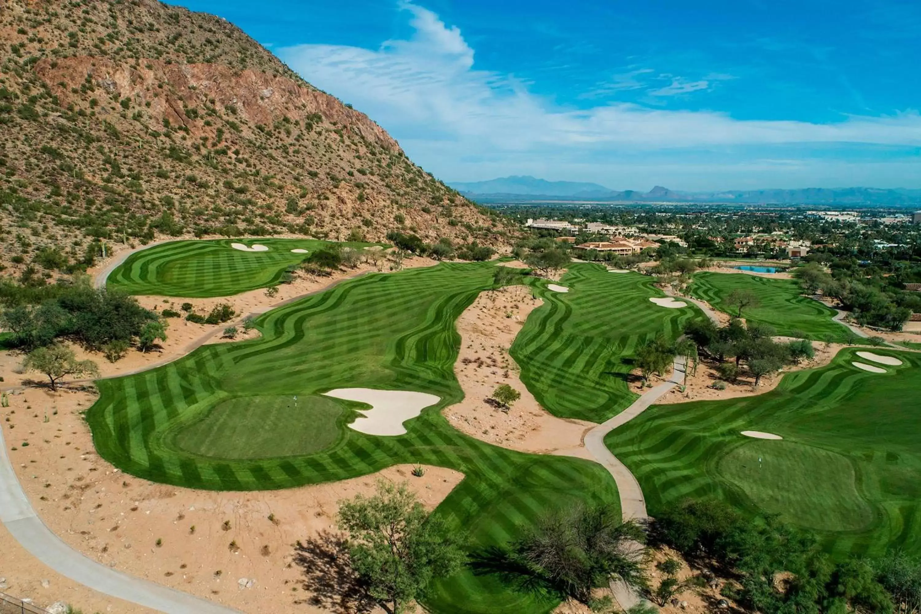 Golfcourse, Bird's-eye View in The Phoenician, a Luxury Collection Resort, Scottsdale