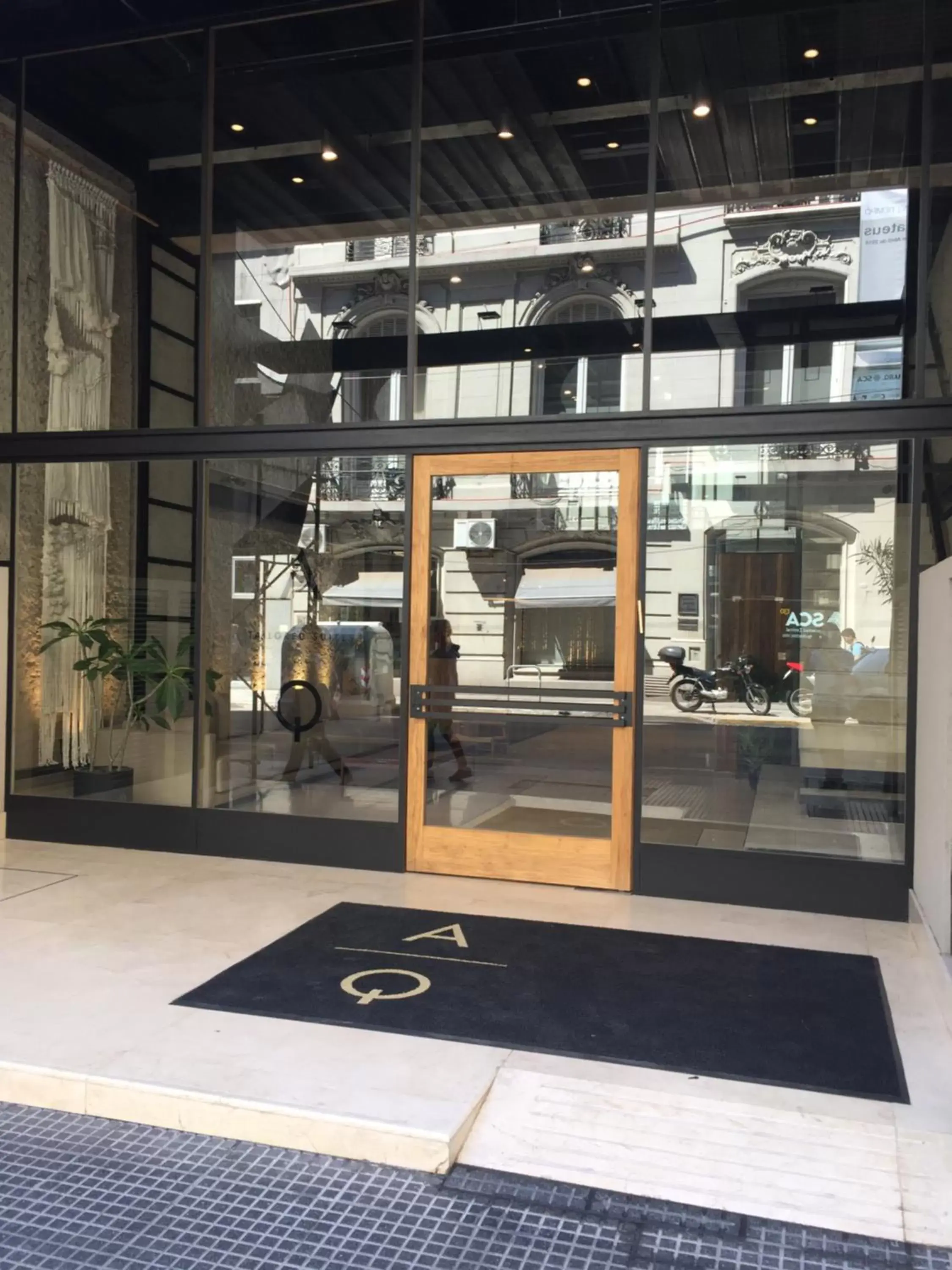 Facade/entrance in AQ Tailored Suites