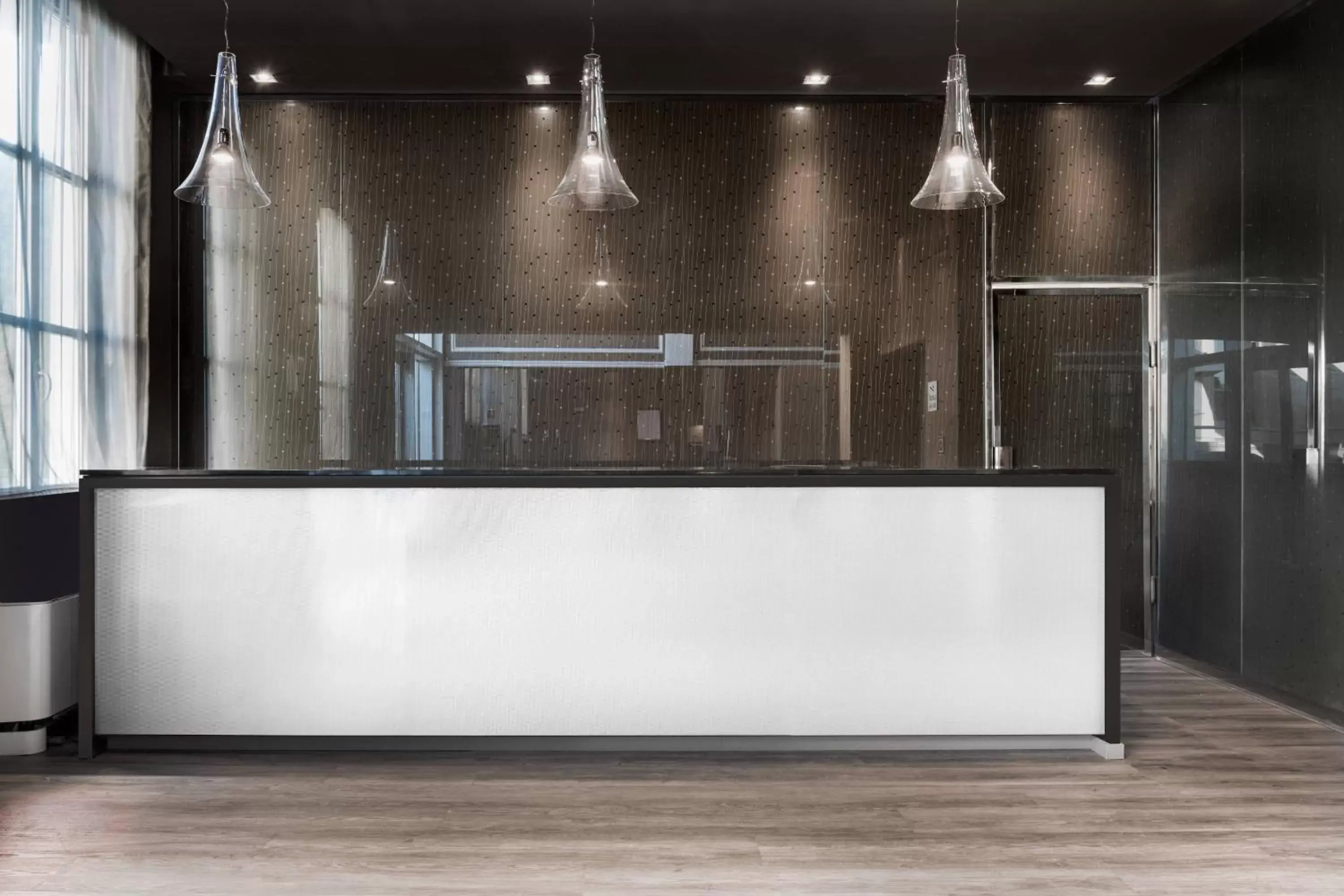 Lobby or reception, Kitchen/Kitchenette in AC Hotel Torino by Marriott