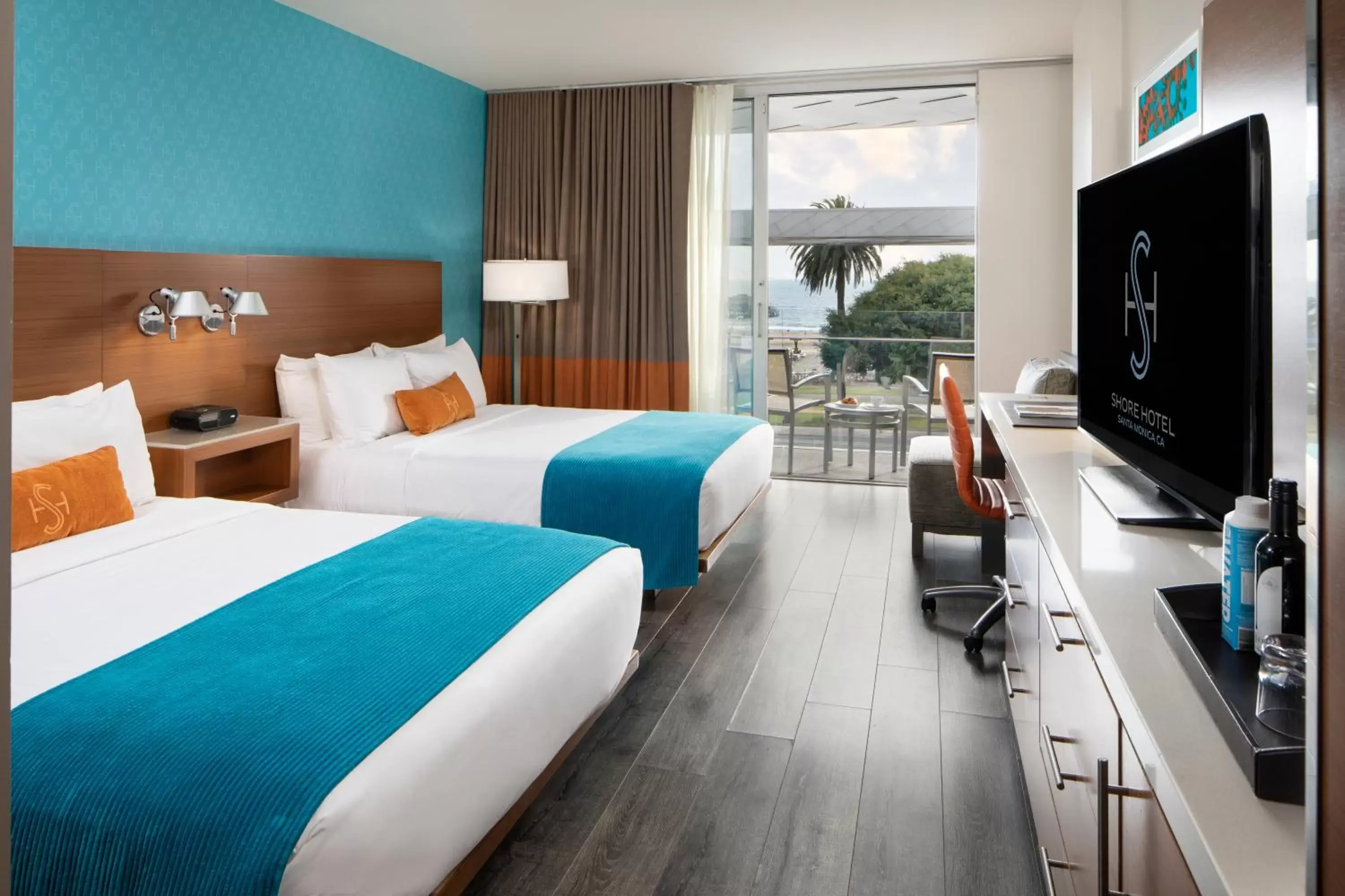 Ocean View Premier with Two Queen Beds in Shore Hotel