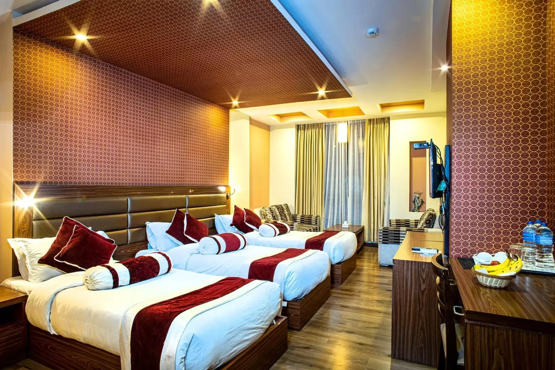 Bedroom, Bed in The Address Kathmandu Hotel