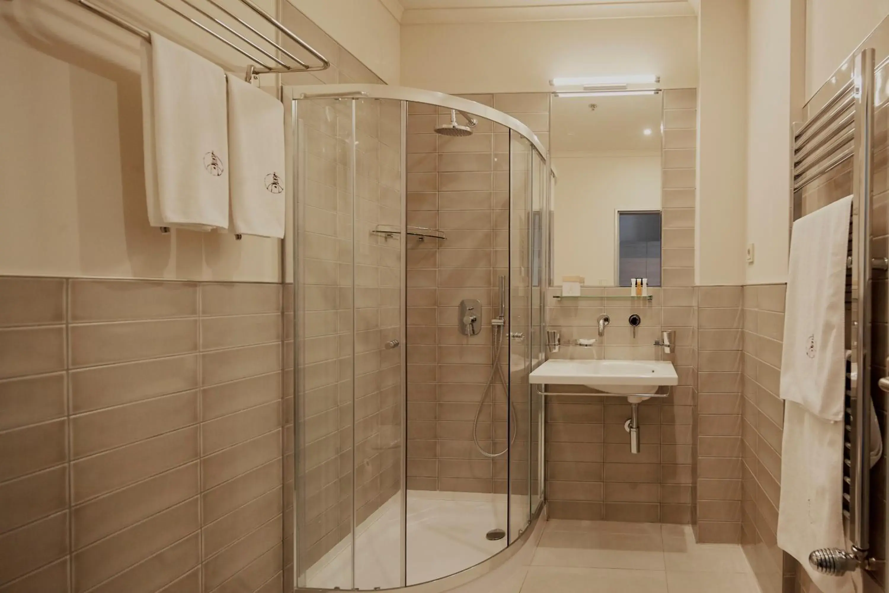 Shower, Bathroom in Hotel Central Basilica