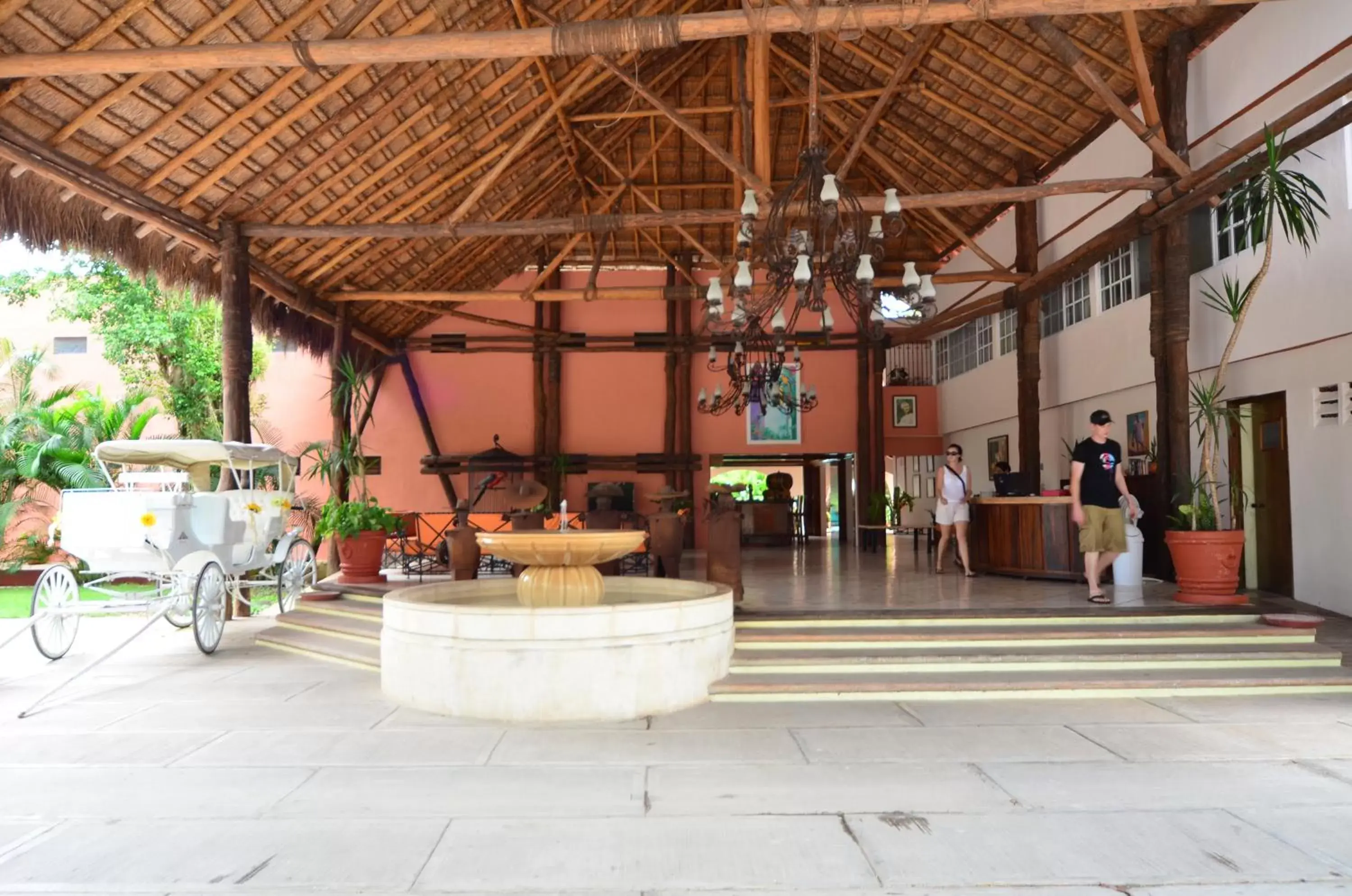 Lobby or reception in Hotel Chichen Itza