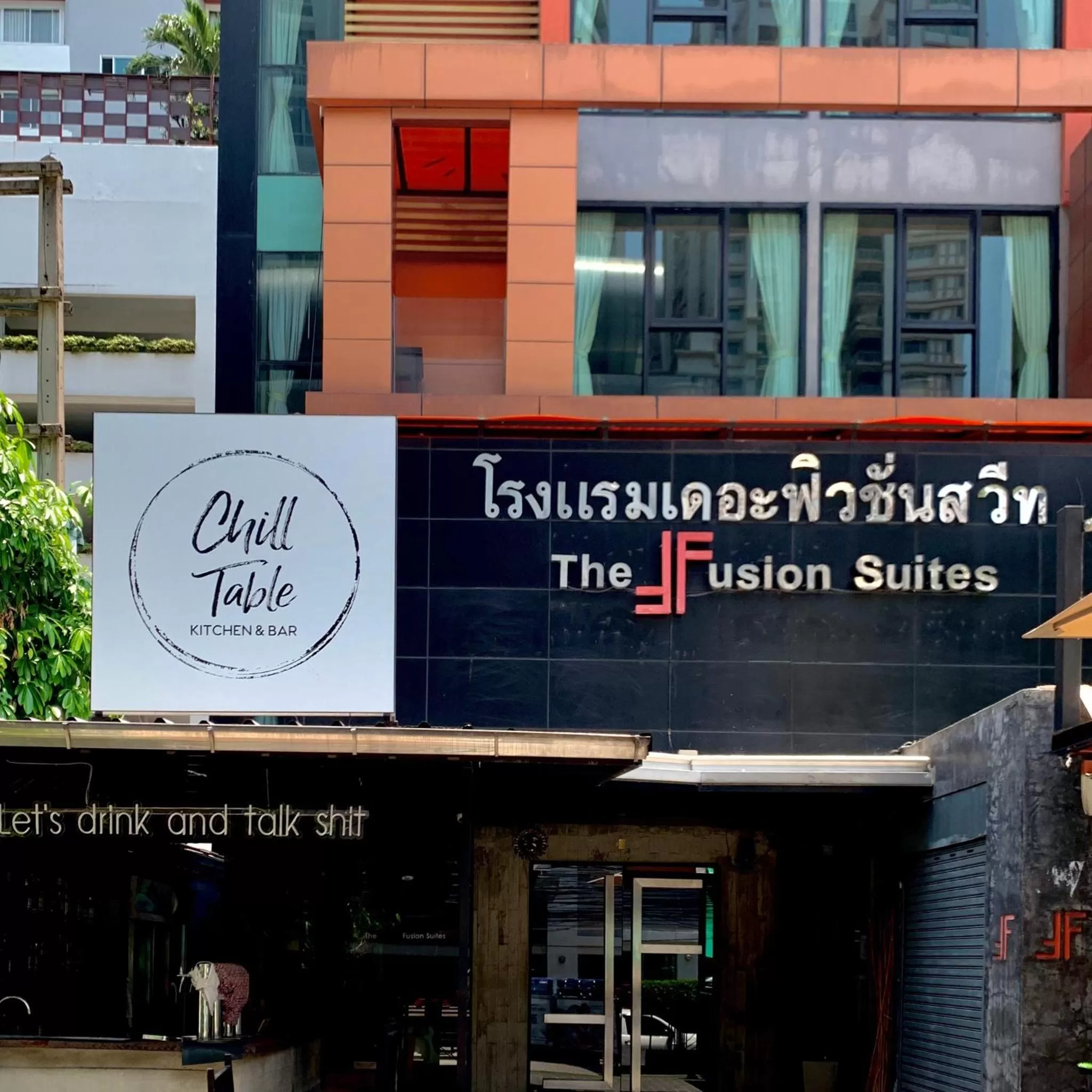 Property building in The Fusion Suites