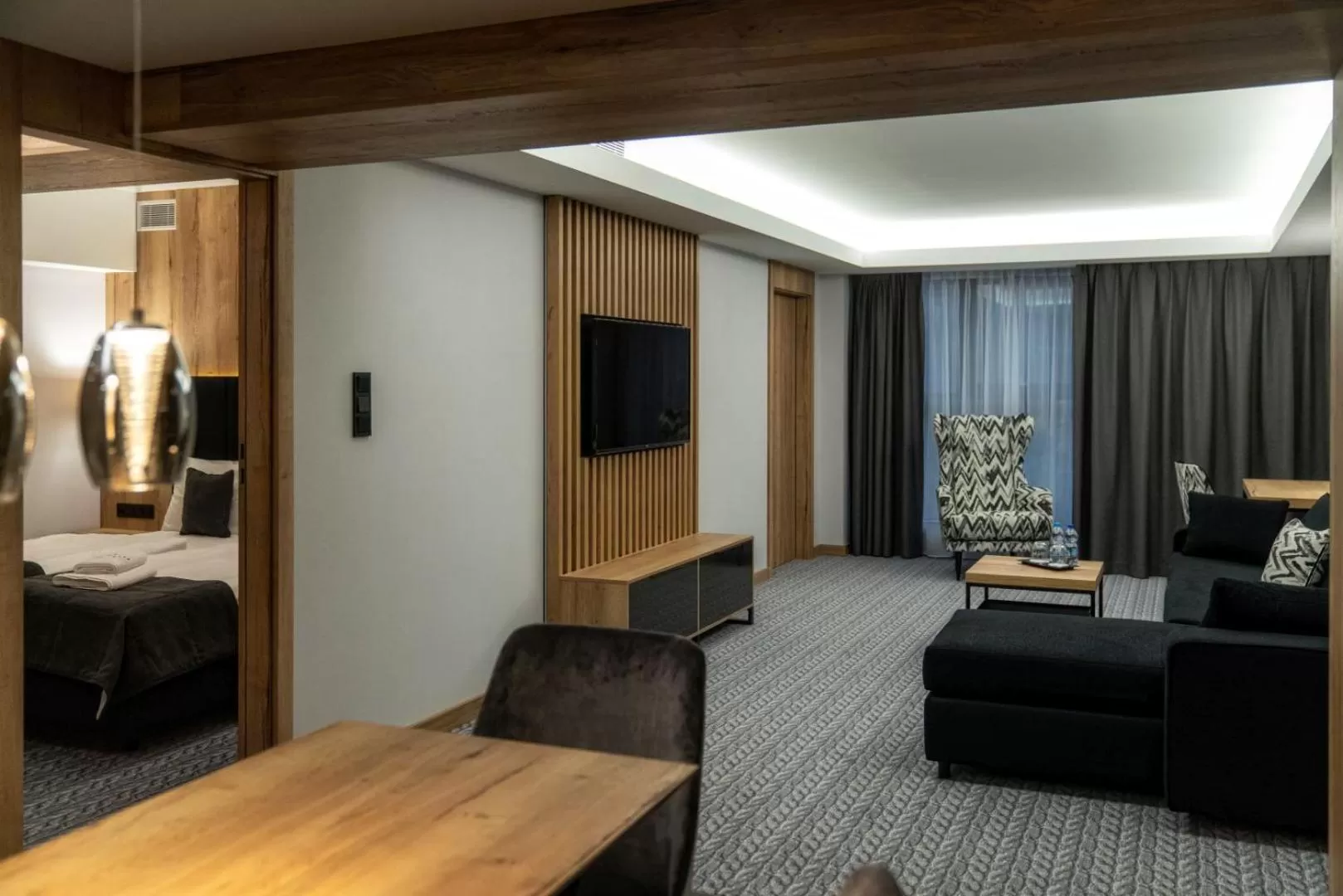 Bed in Hotel META Resort & Vine SPA