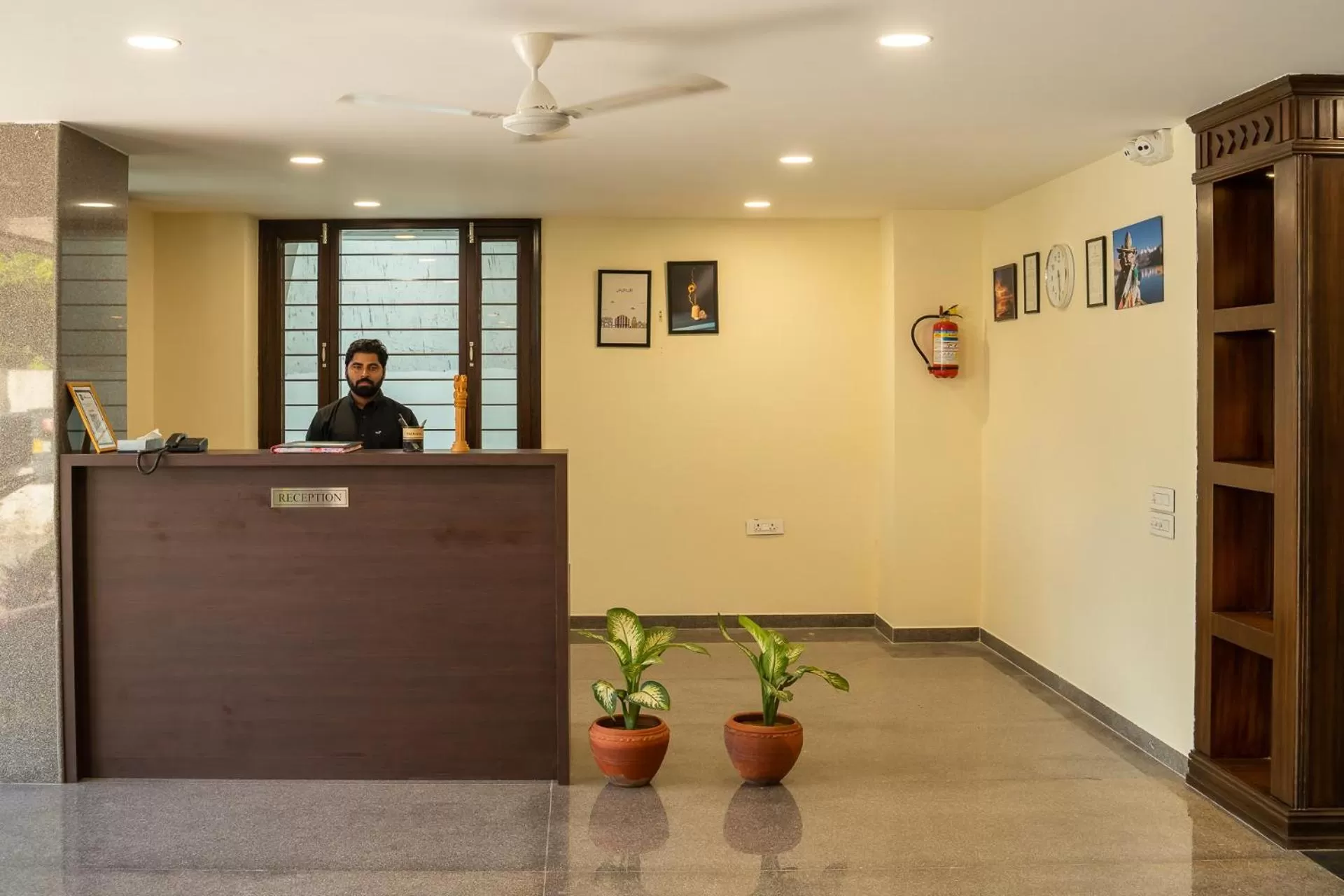 Lobby or reception in Sheerha Royal Residency-Near Jaipur Airport