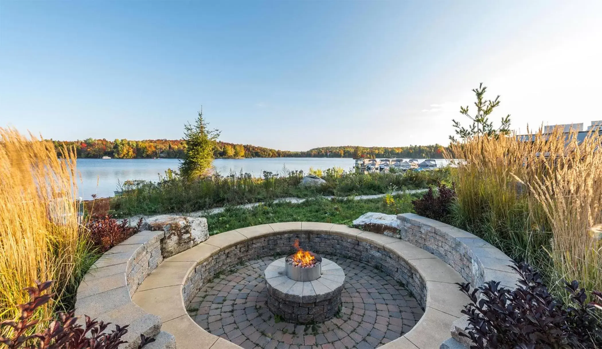 Lake view in Estérel Resort