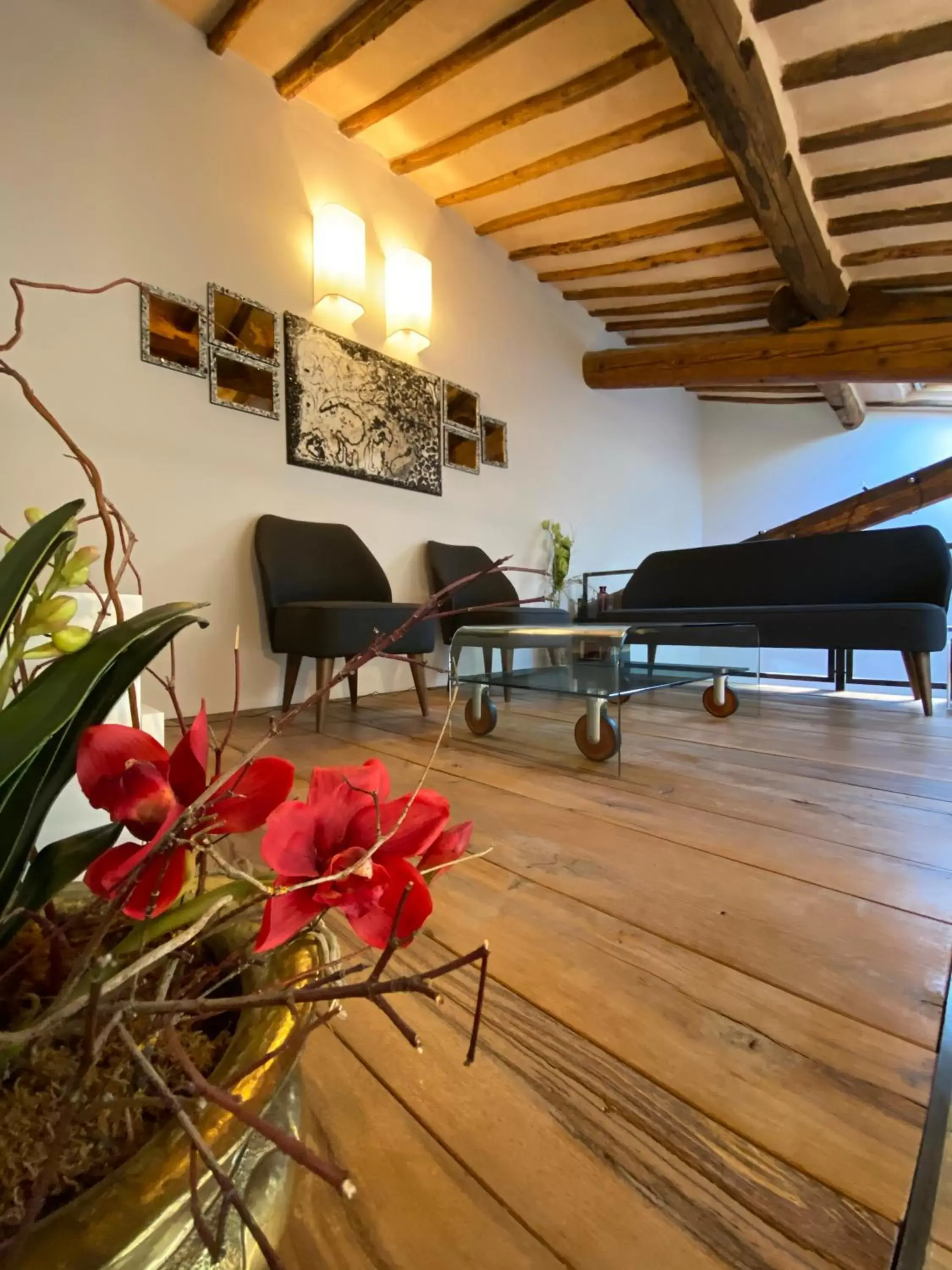 Living room in B&B Palazzo Bruchi