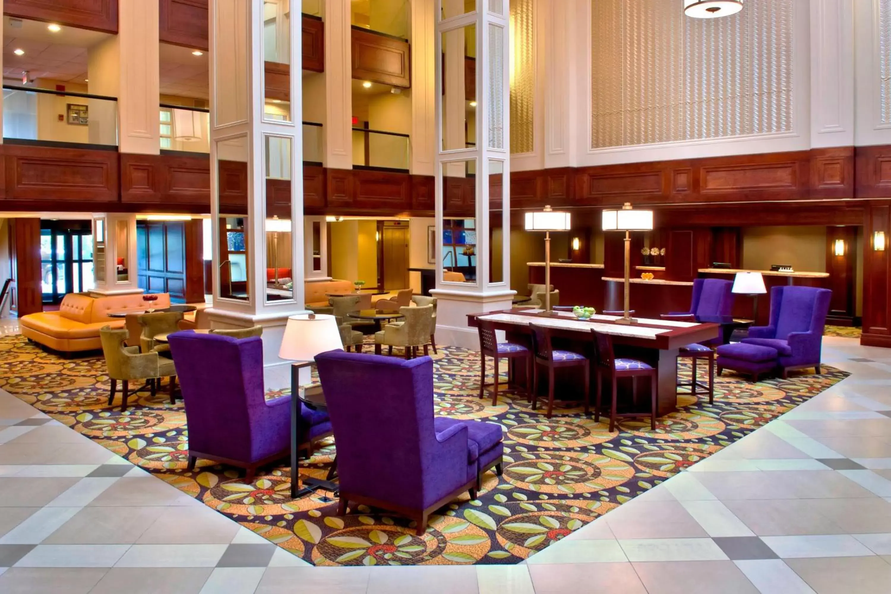 Lobby or reception, Lounge/Bar in Stamford Marriott Hotel & Spa