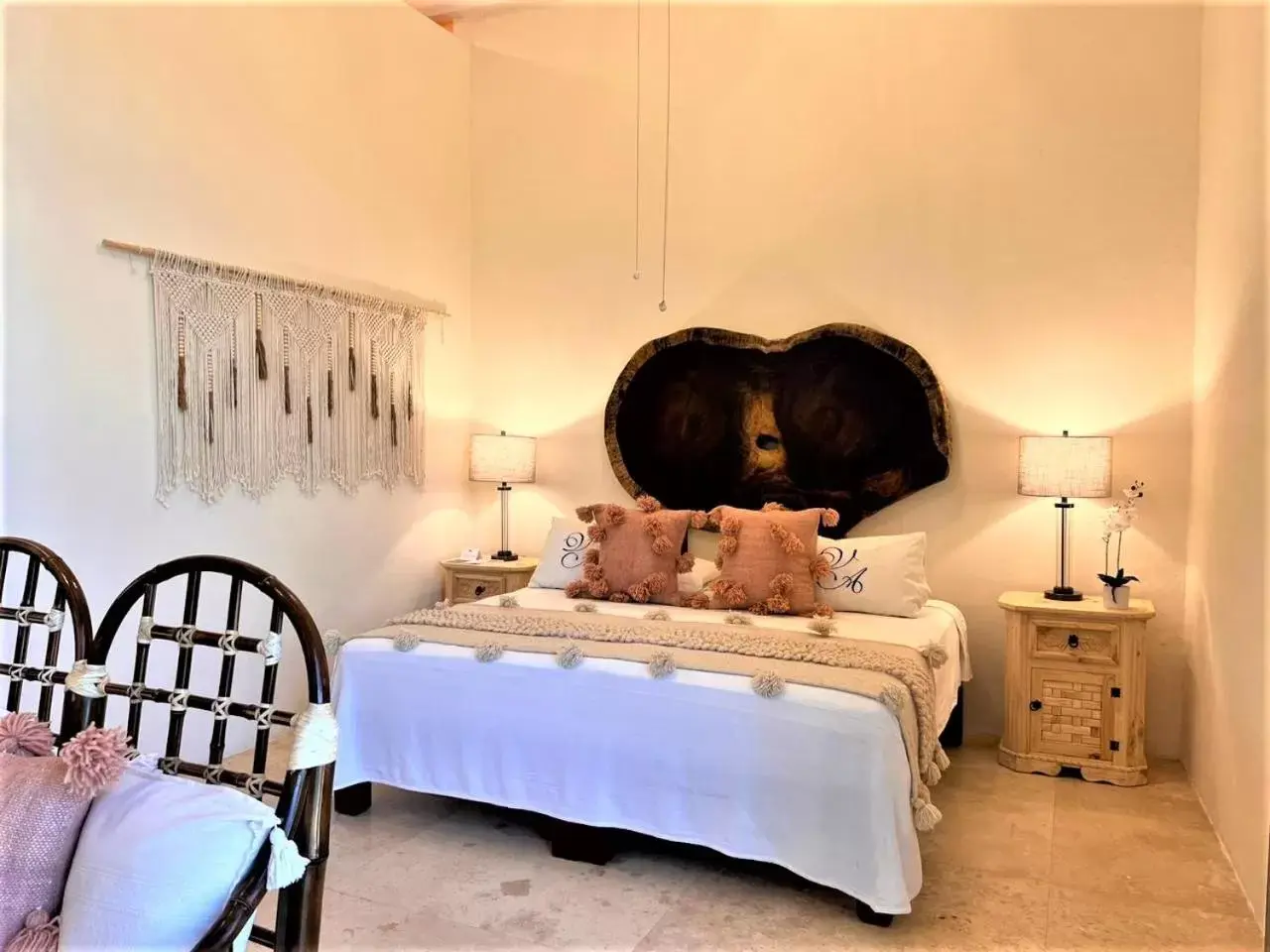 Bed in Villa Amor