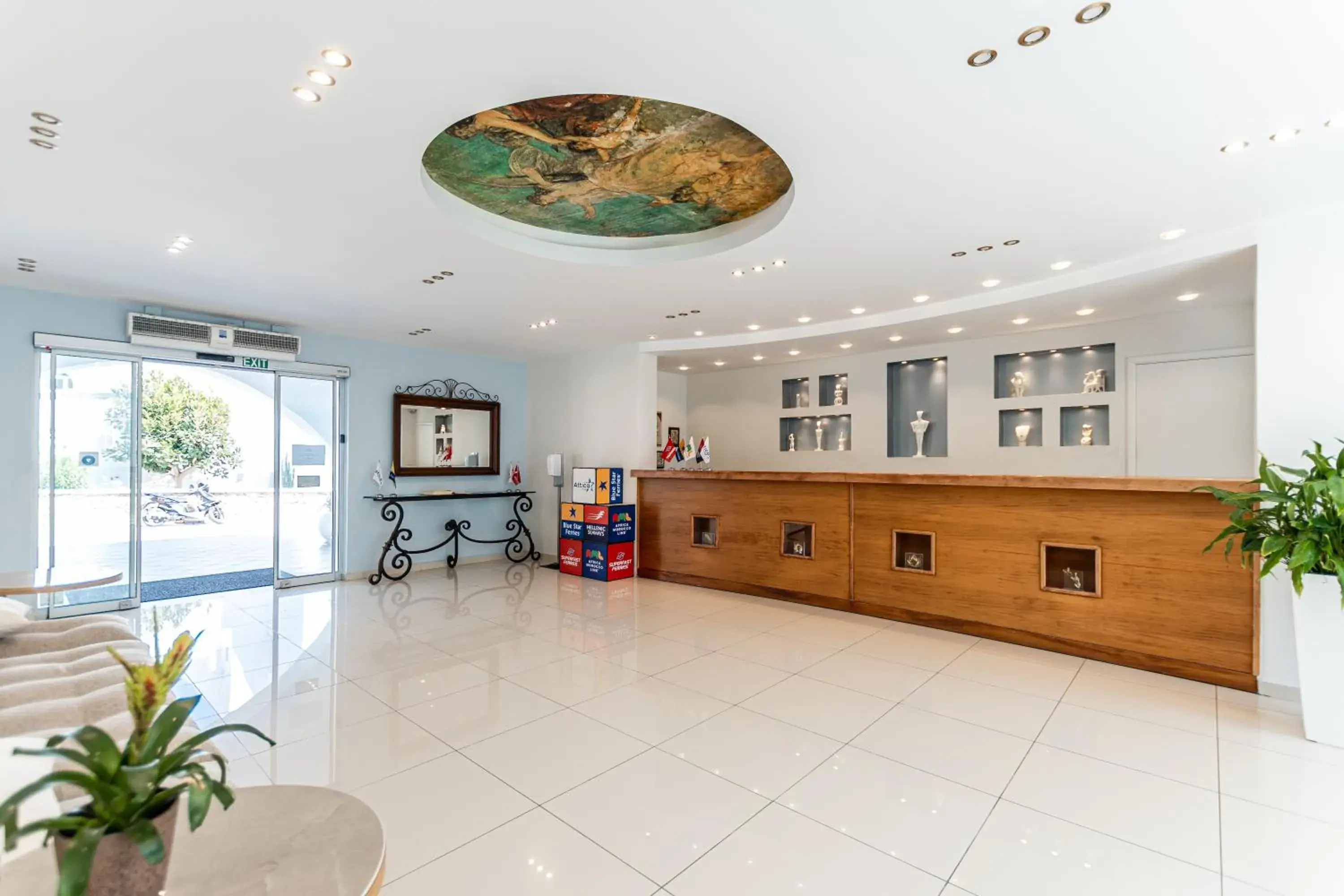 Lobby or reception in Naxos Resort Beach Hotel Lobby or reception in Naxos Resort Beach Hotel