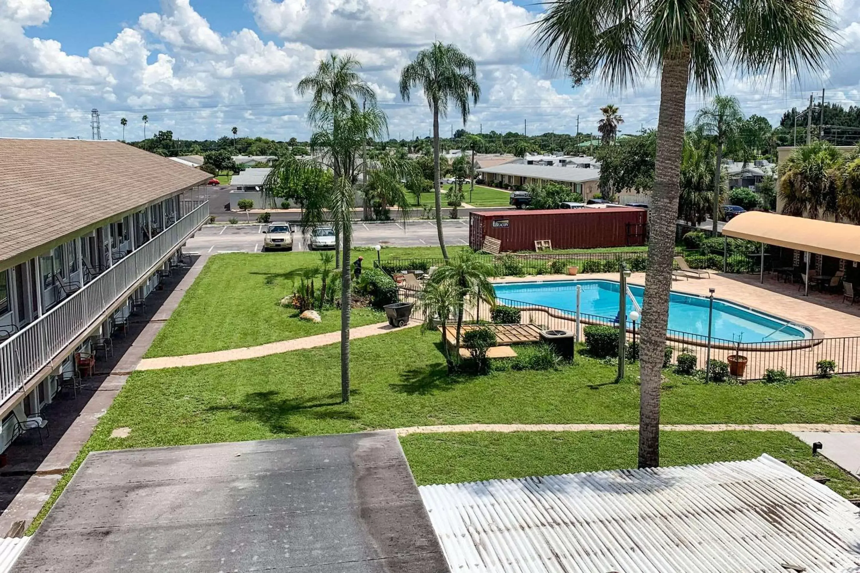 On site, Pool View in Rodeway Inn Sun City Center