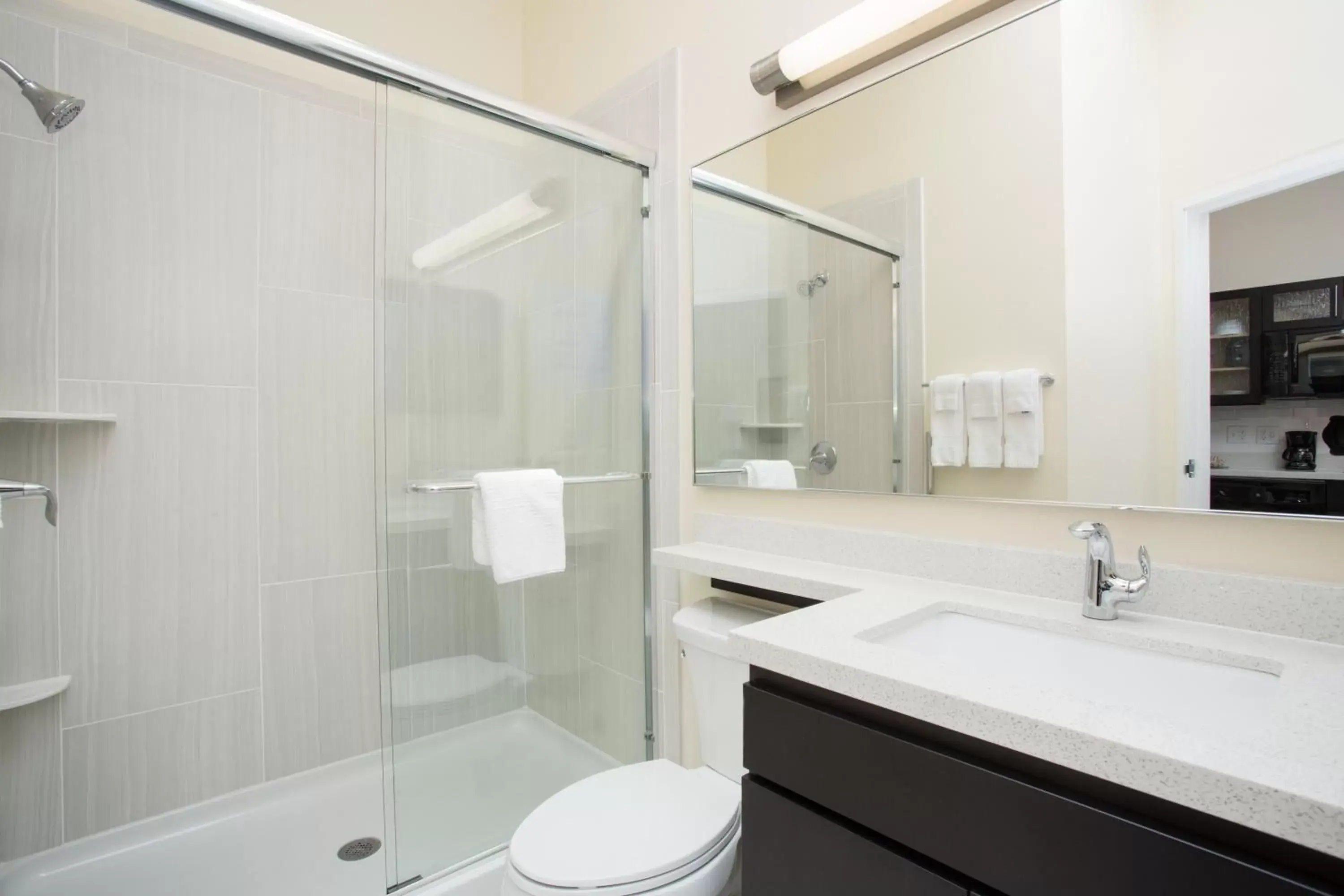 Bathroom in Candlewood Suites Longmont, an IHG Hotel