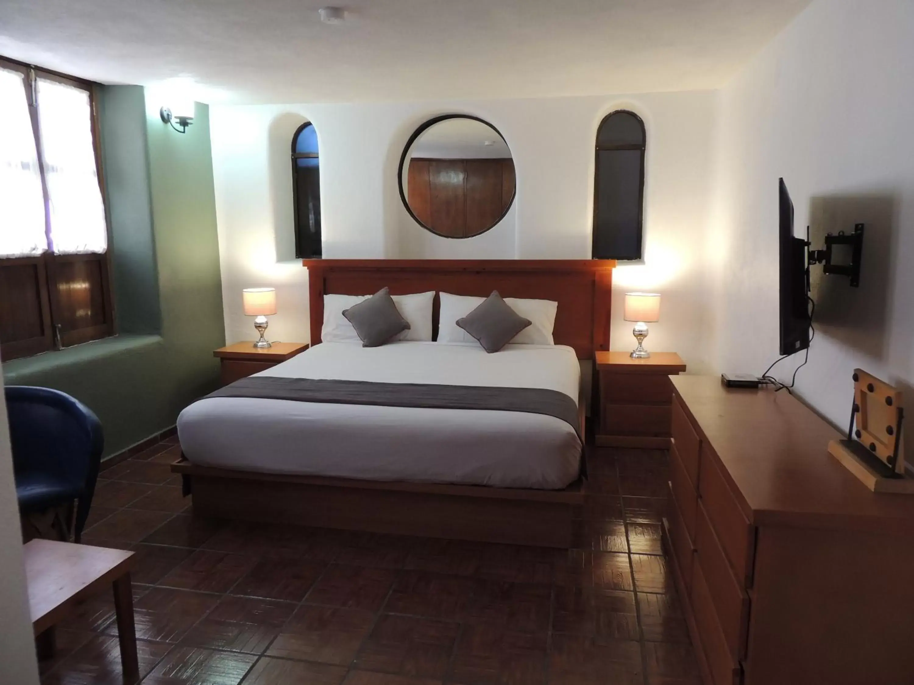 Bedroom, Bed in Hotel Casa Tequis San Luis Potosi
