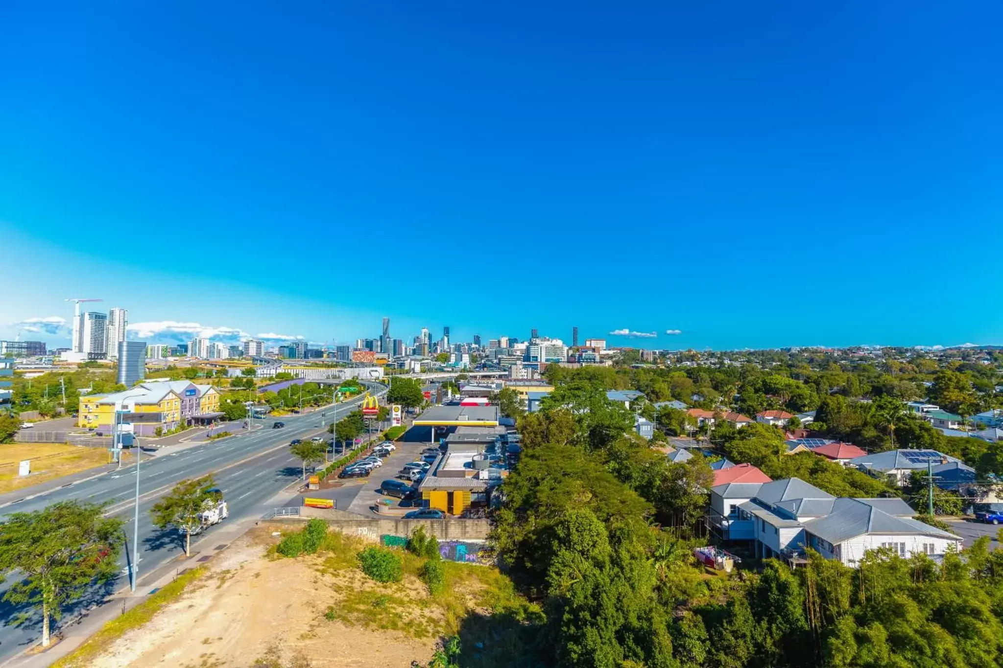 Bird's-eye View in The Windsor Apartments and Hotel Rooms, Brisbane