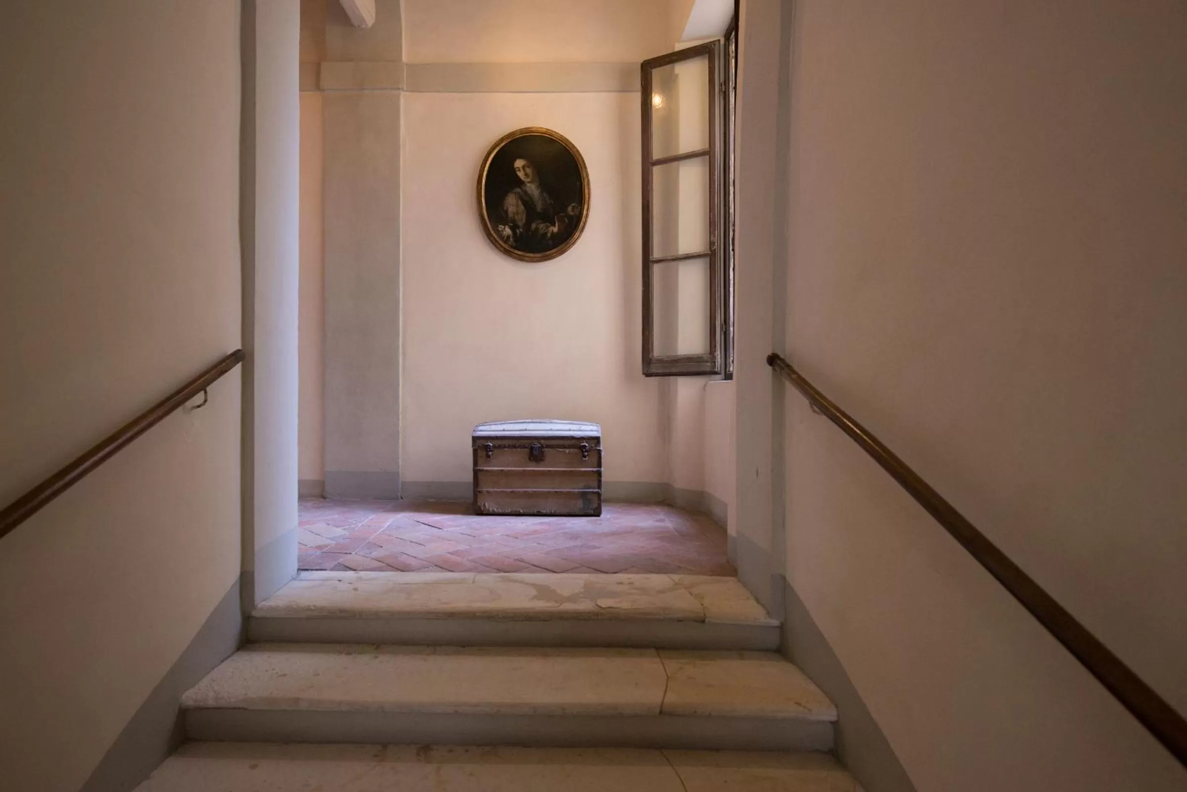 Inner courtyard view in Palazzo Rotati