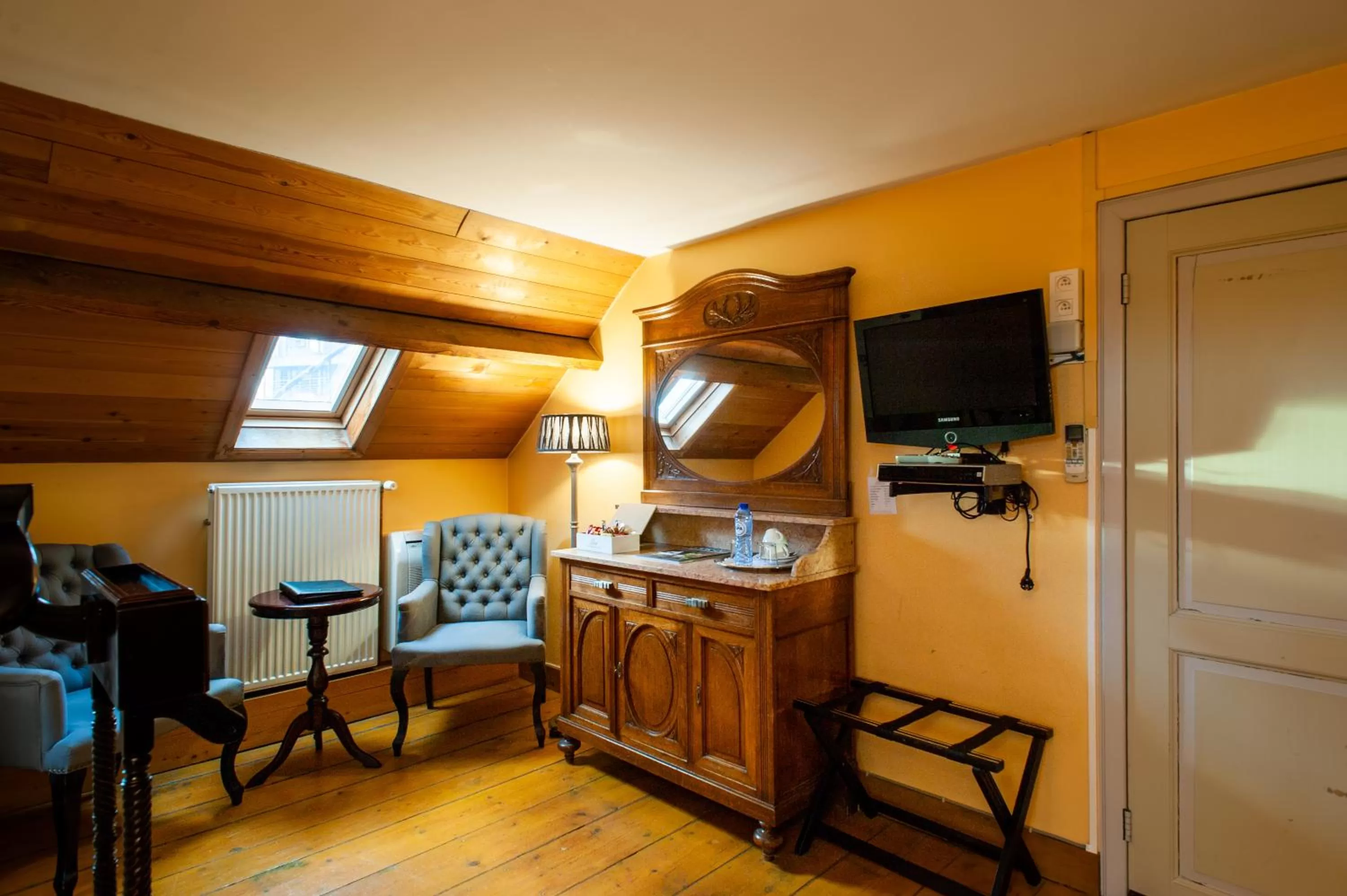 Living room in Charme Hotel Hancelot