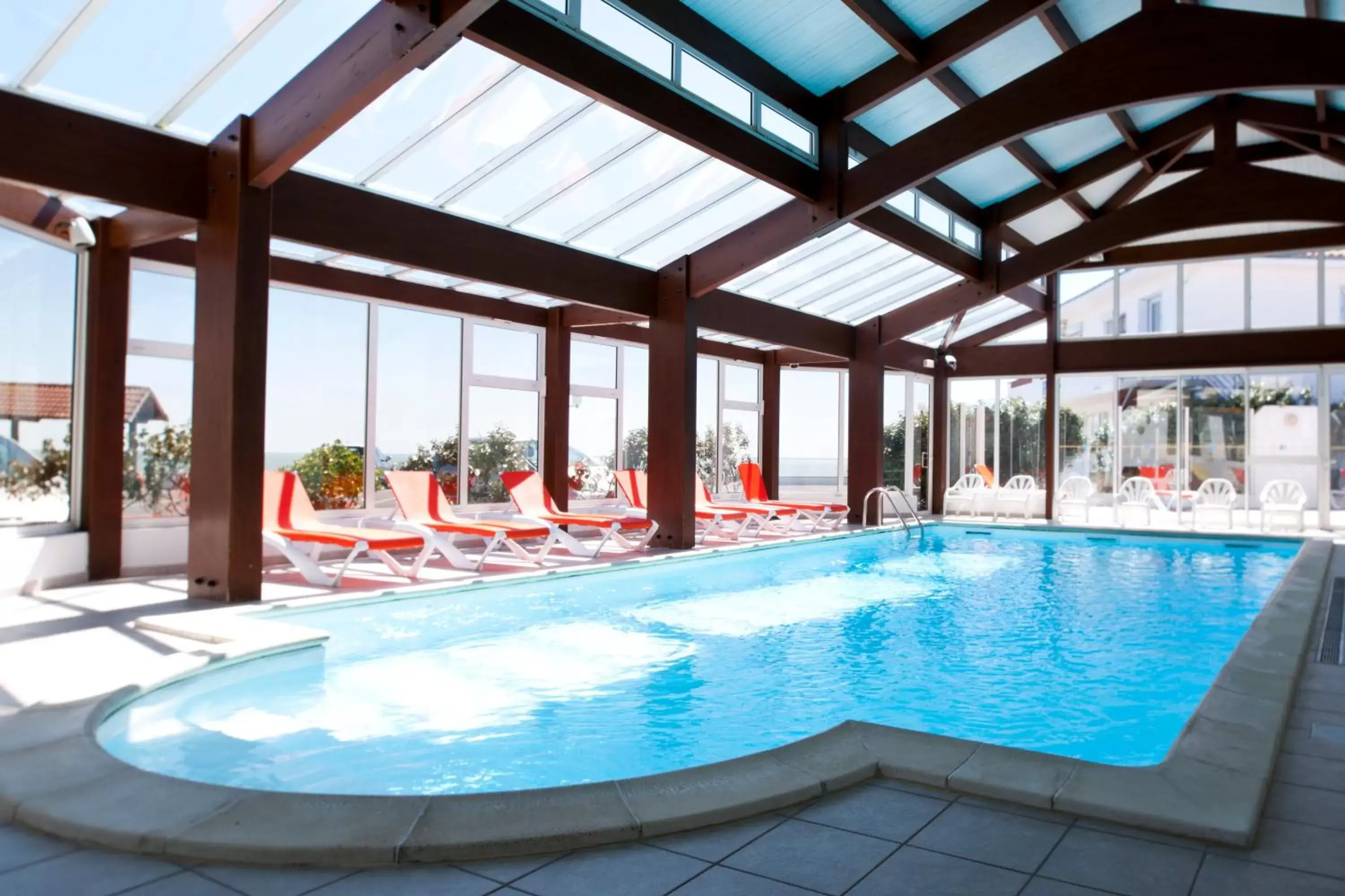 Pool view, Swimming Pool in Hotel Les Dunes